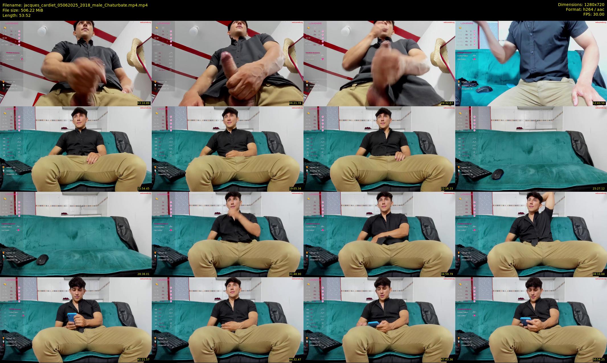 jacques_cardiet — 54 minute Chaturbate male cam show recording, 720p, Jun 5, 2025
