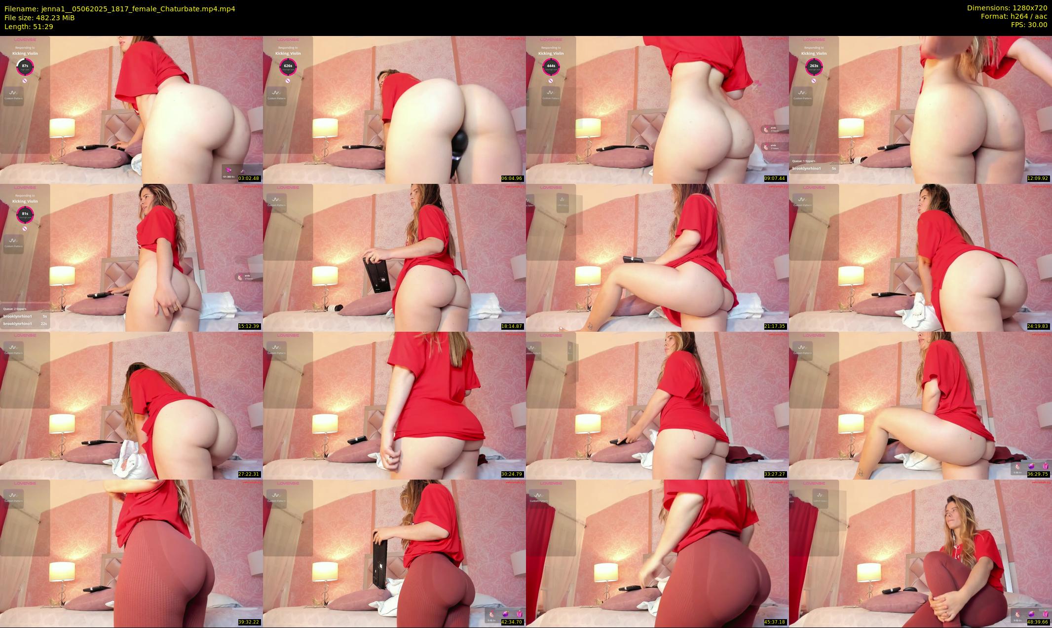 jenna1_ — 52 minute Chaturbate female cam show recording, 720p, Jun 5, 2025