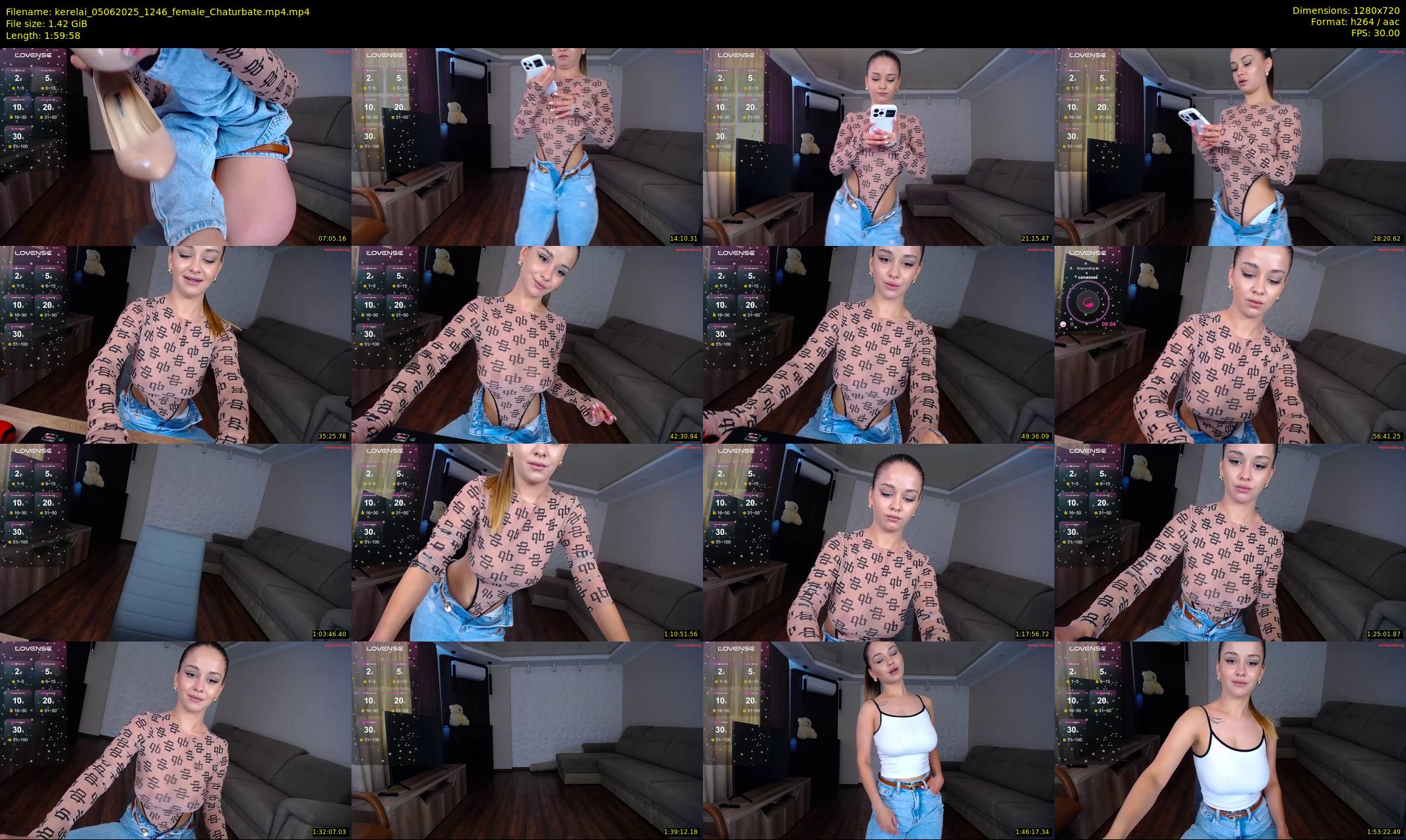kerelai — 120 minute Chaturbate female cam show recording, 720p, Jun 5, 2025