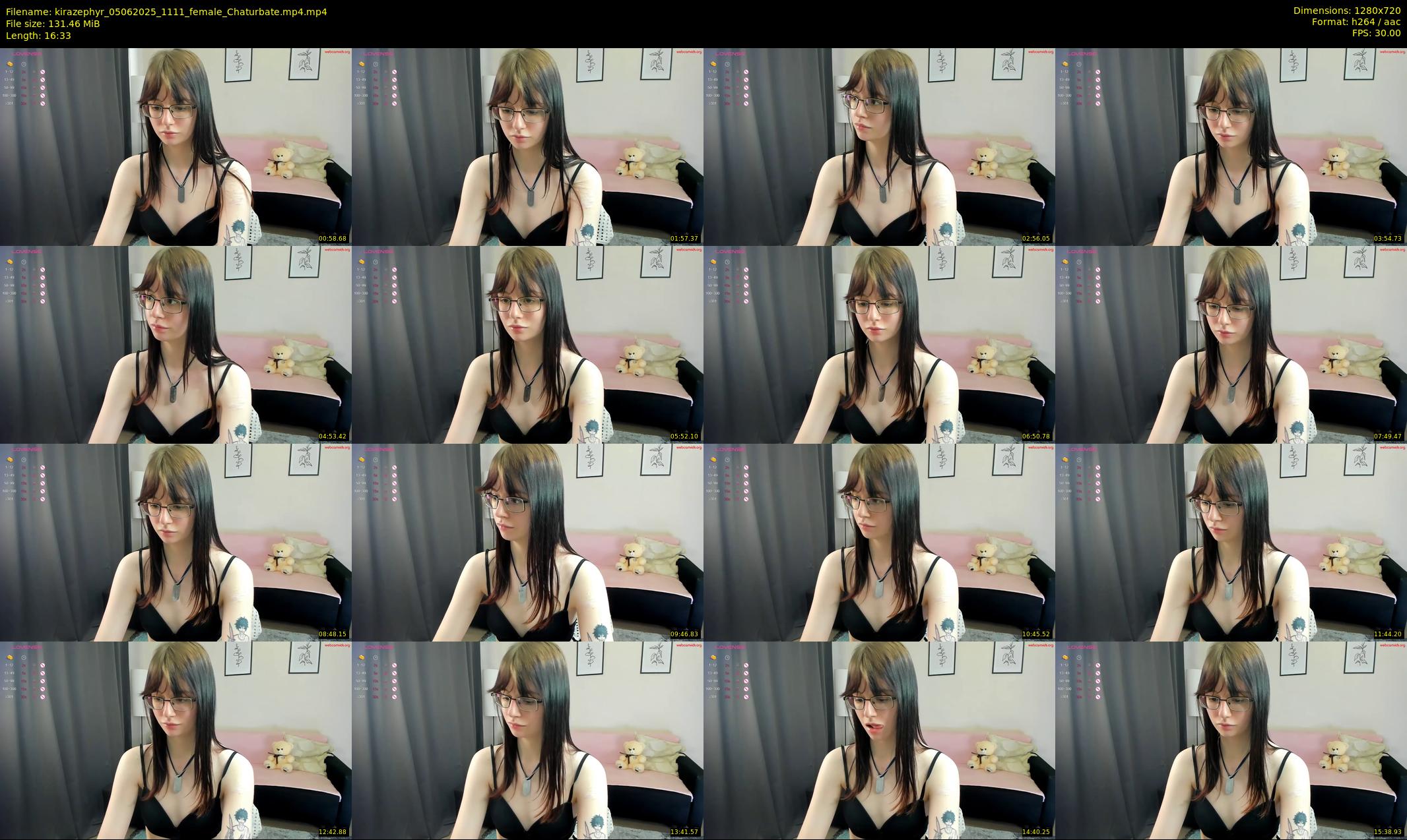 kirazephyr — 17 minute Chaturbate female cam show recording, 720p, Jun 5, 2025