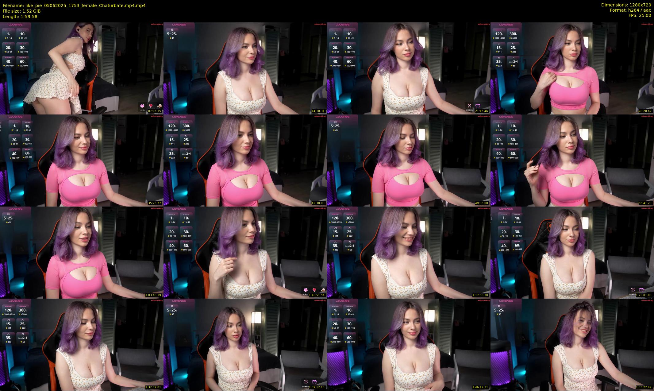 like_pie — 120 minute Chaturbate couple cam show recording, 720p, Jun 5, 2025