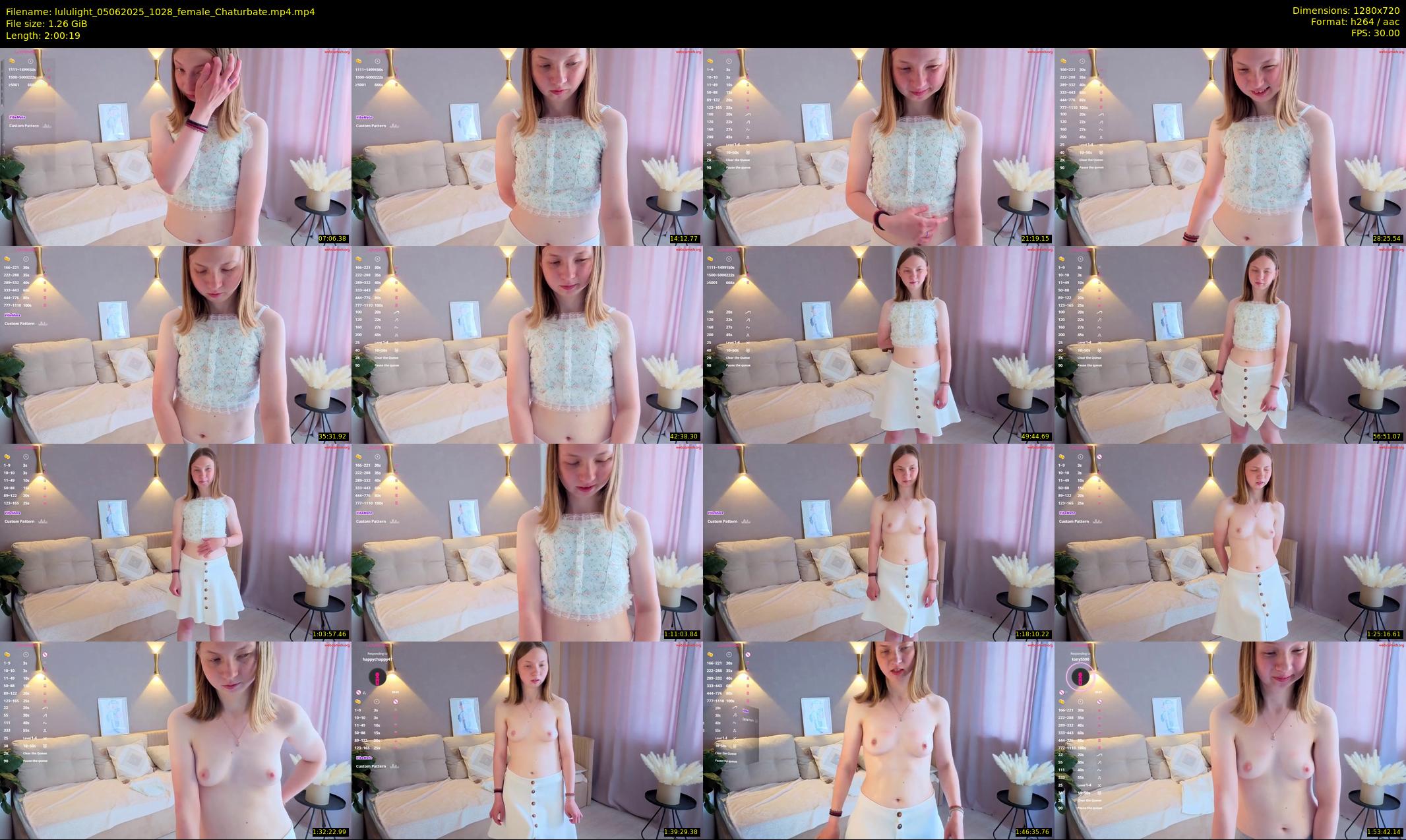 lululight — 121 minute Chaturbate female cam show recording, 720p, Jun 5, 2025