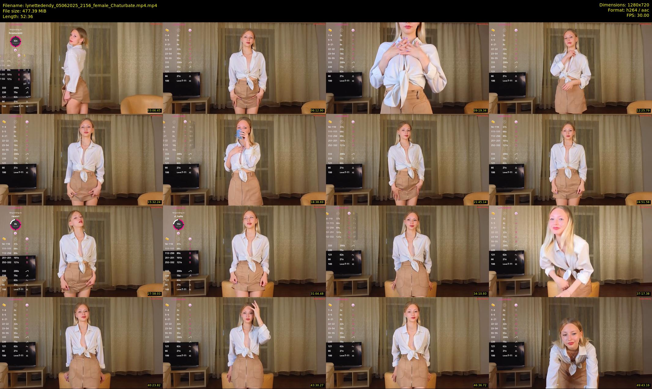 lynettedendy — 53 minute Chaturbate female cam show recording, 720p, Jun 5, 2025