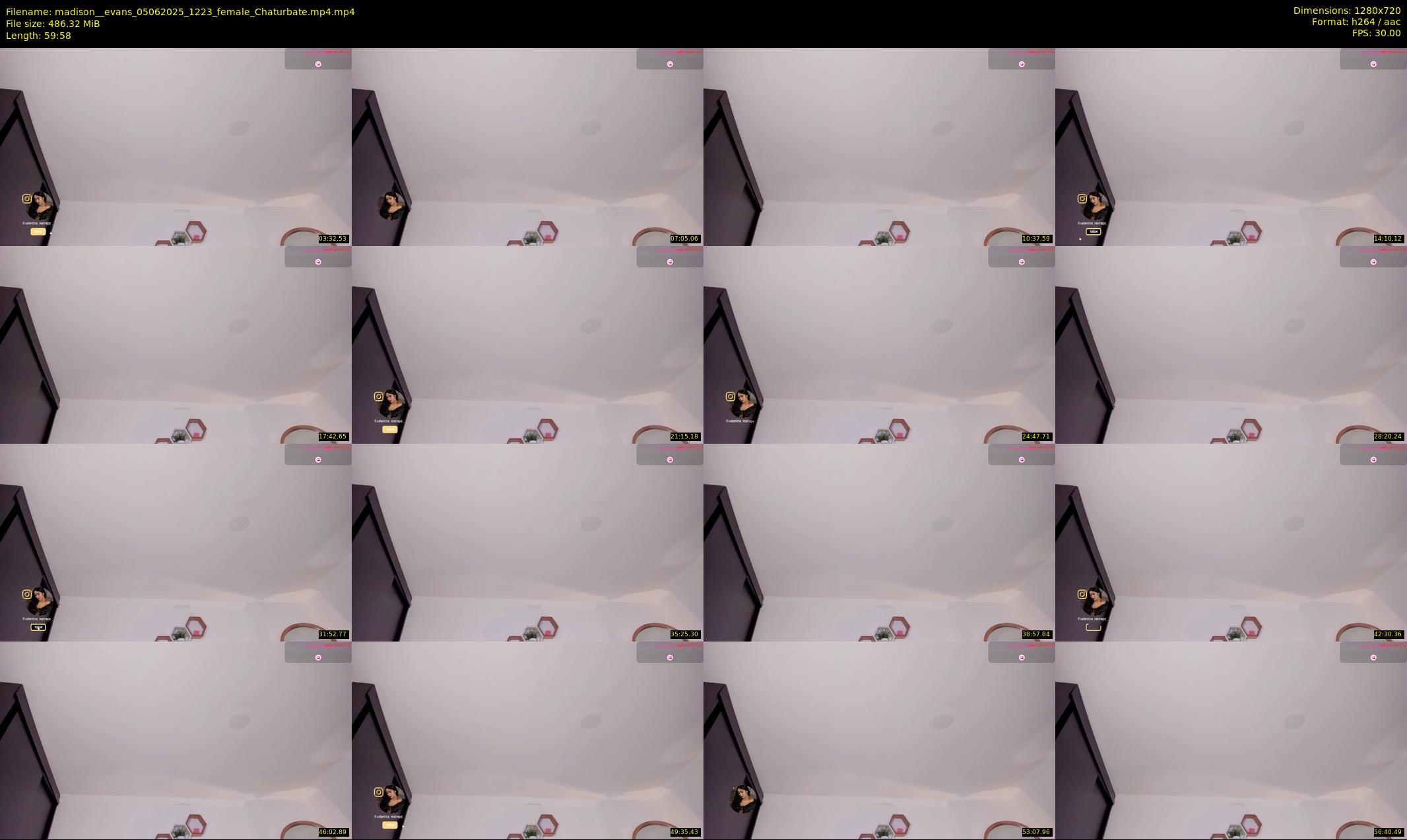 madison__evans — 60 minute Chaturbate female cam show recording, 720p, Jun 5, 2025