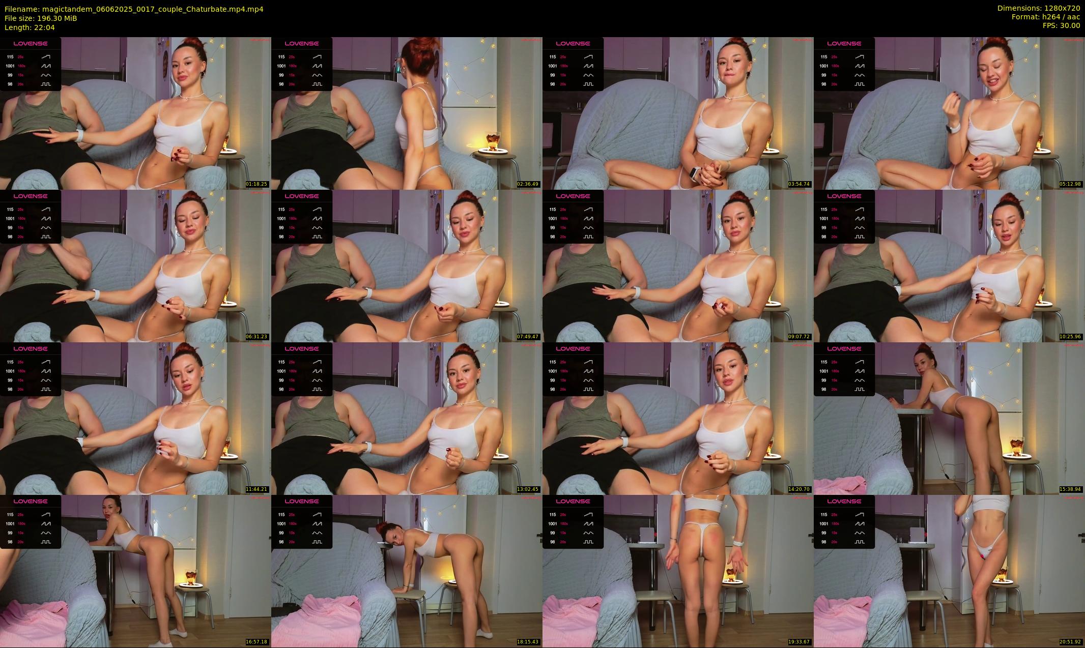 magictandem — 23 minute Chaturbate couple cam show recording, 720p, Jun 6, 2025