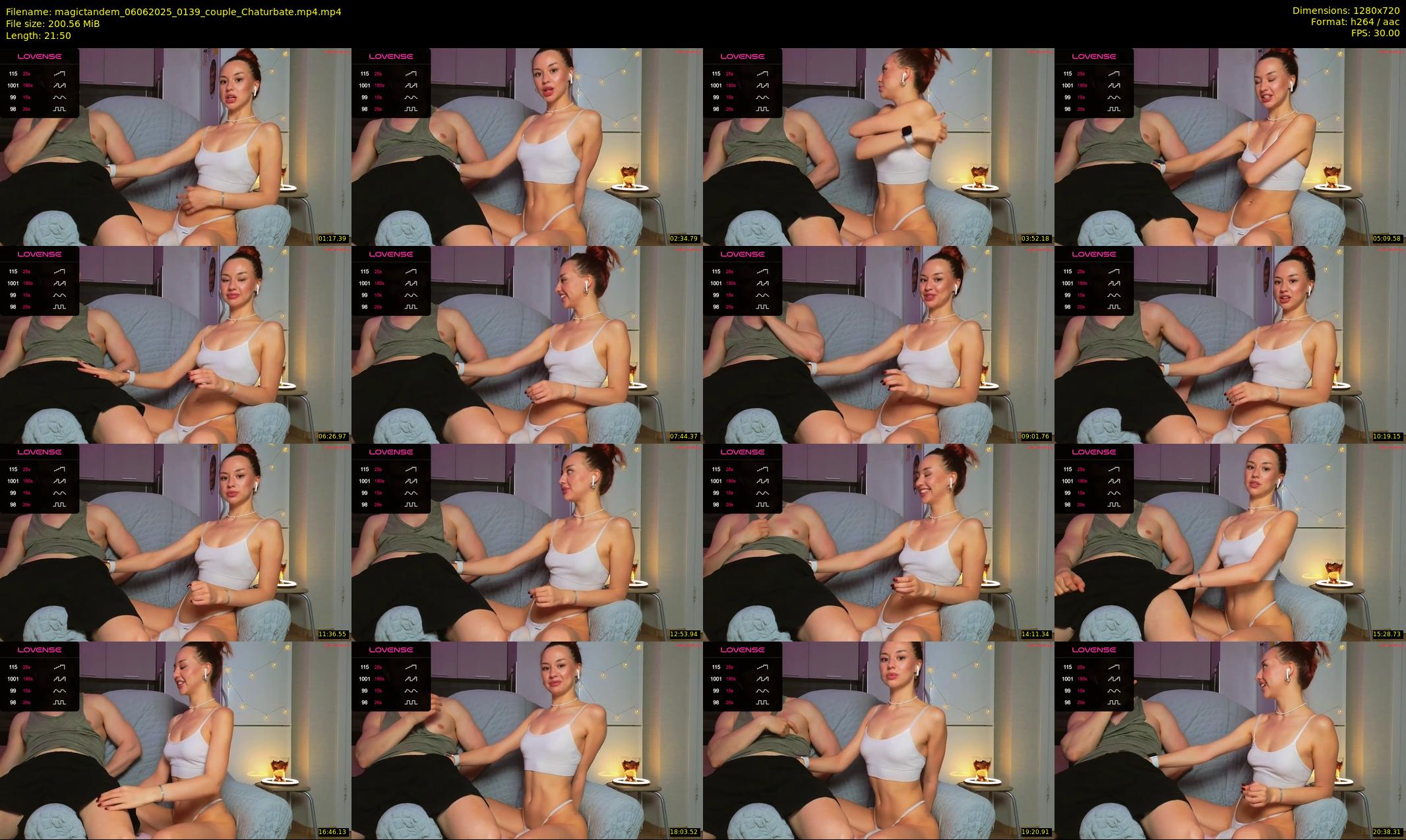 magictandem — 22 minute Chaturbate couple cam show recording, 720p, Jun 6, 2025