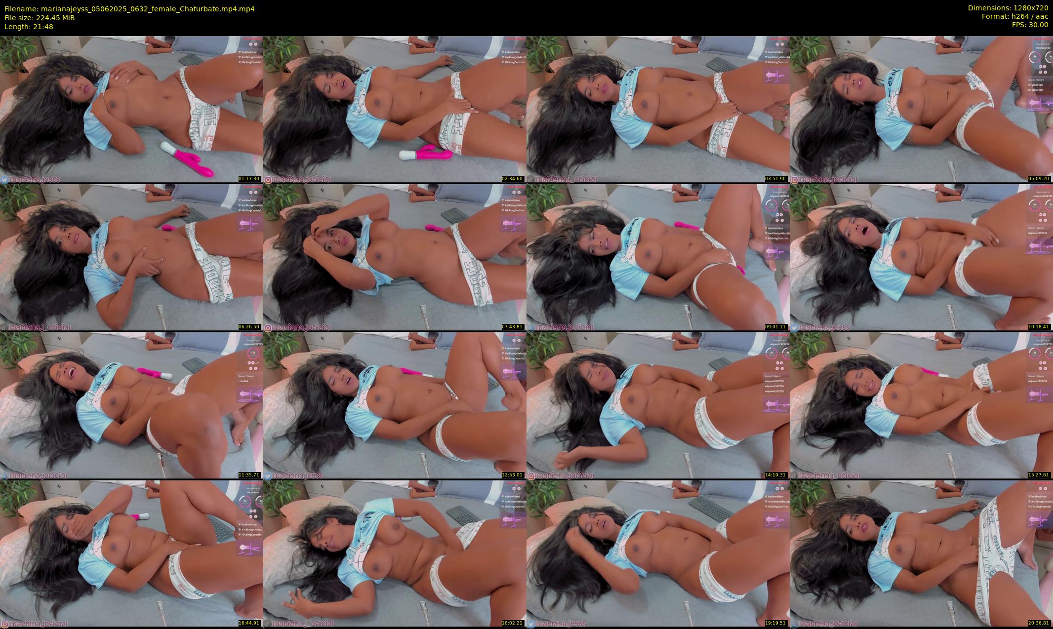 marianajeyss — 22 minute Chaturbate female cam show recording, 720p, Jun 5, 2025
