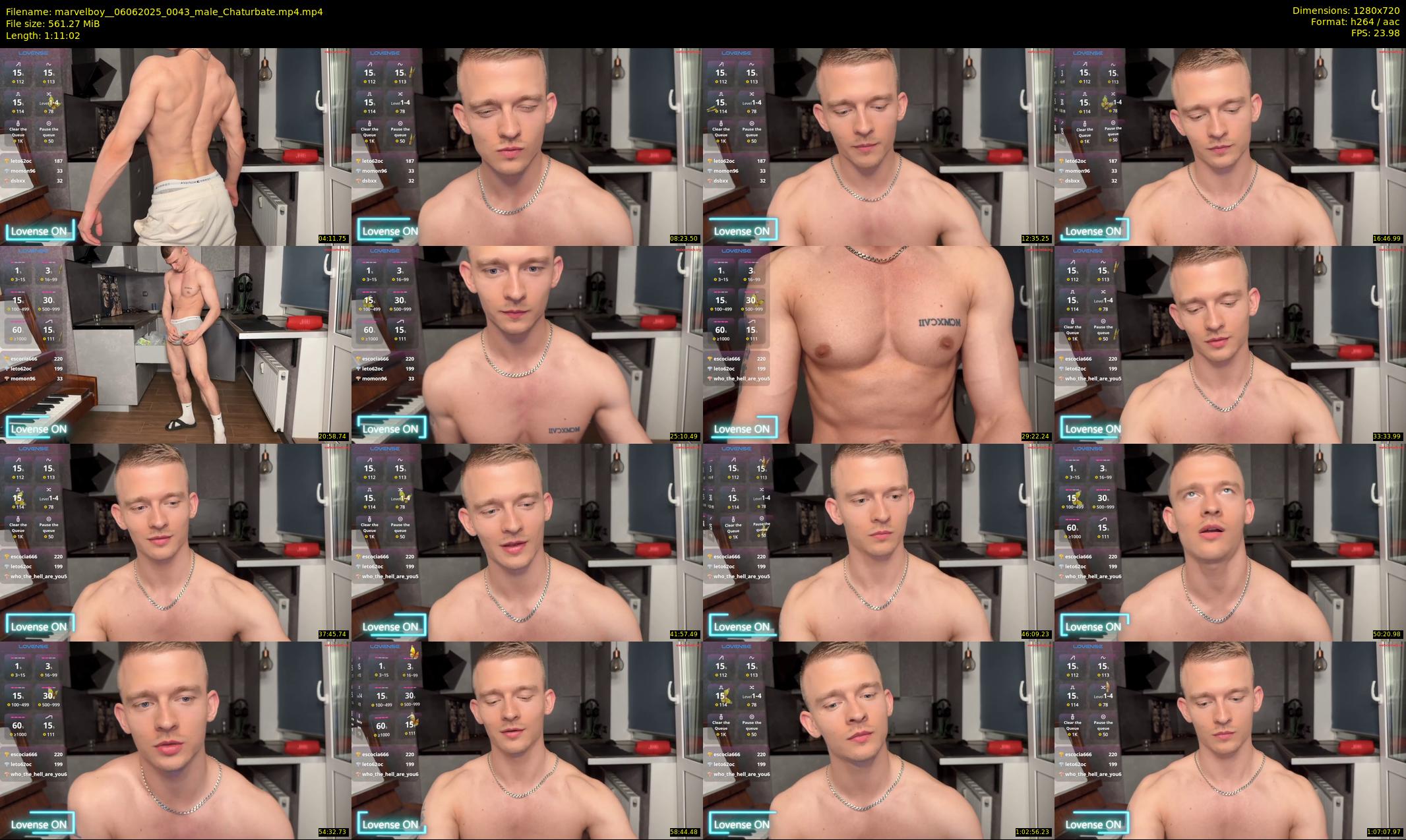 marvelboy_ — 72 minute Chaturbate male cam show recording, 720p, Jun 6, 2025
