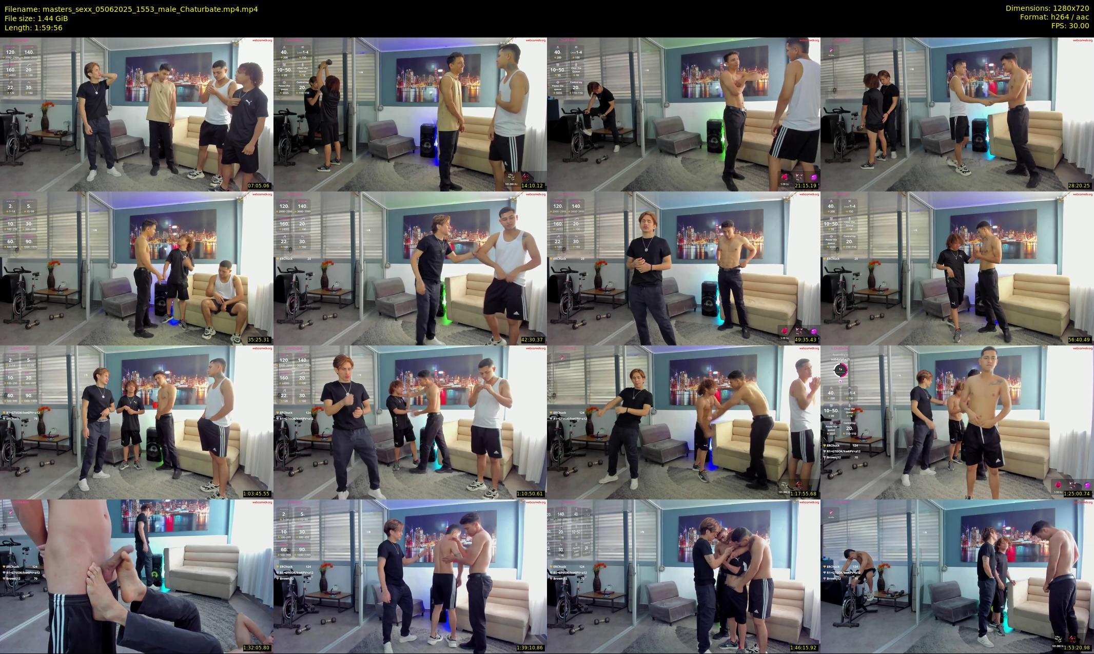 masters_sexx — 120 minute Chaturbate male cam show recording, 720p, Jun 5, 2025