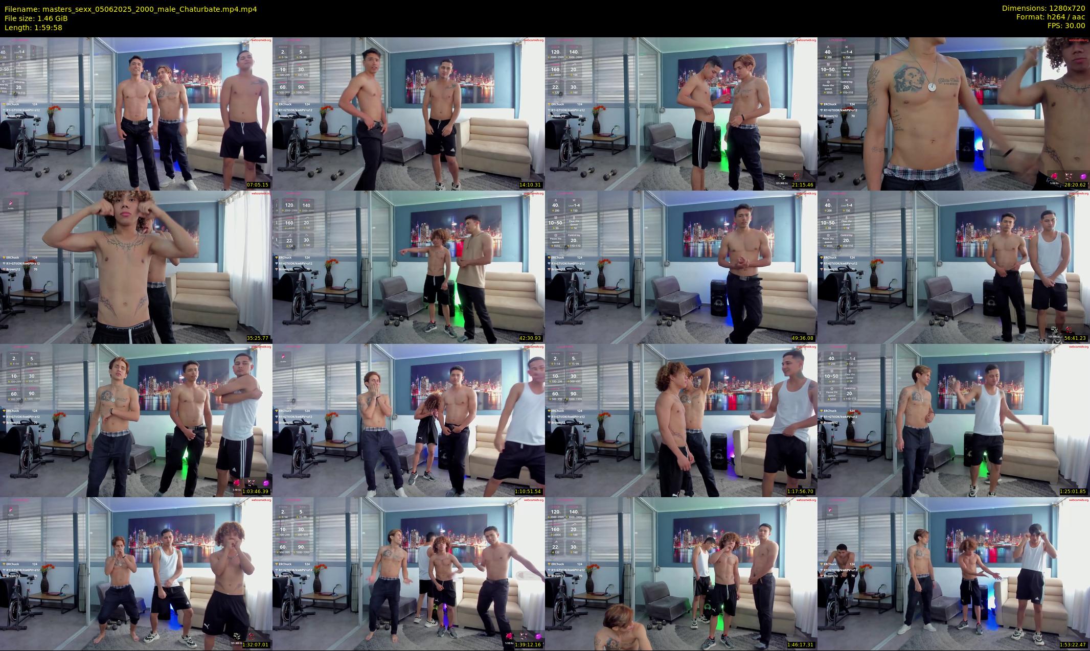 masters_sexx — 120 minute Chaturbate male cam show recording, 720p, Jun 5, 2025