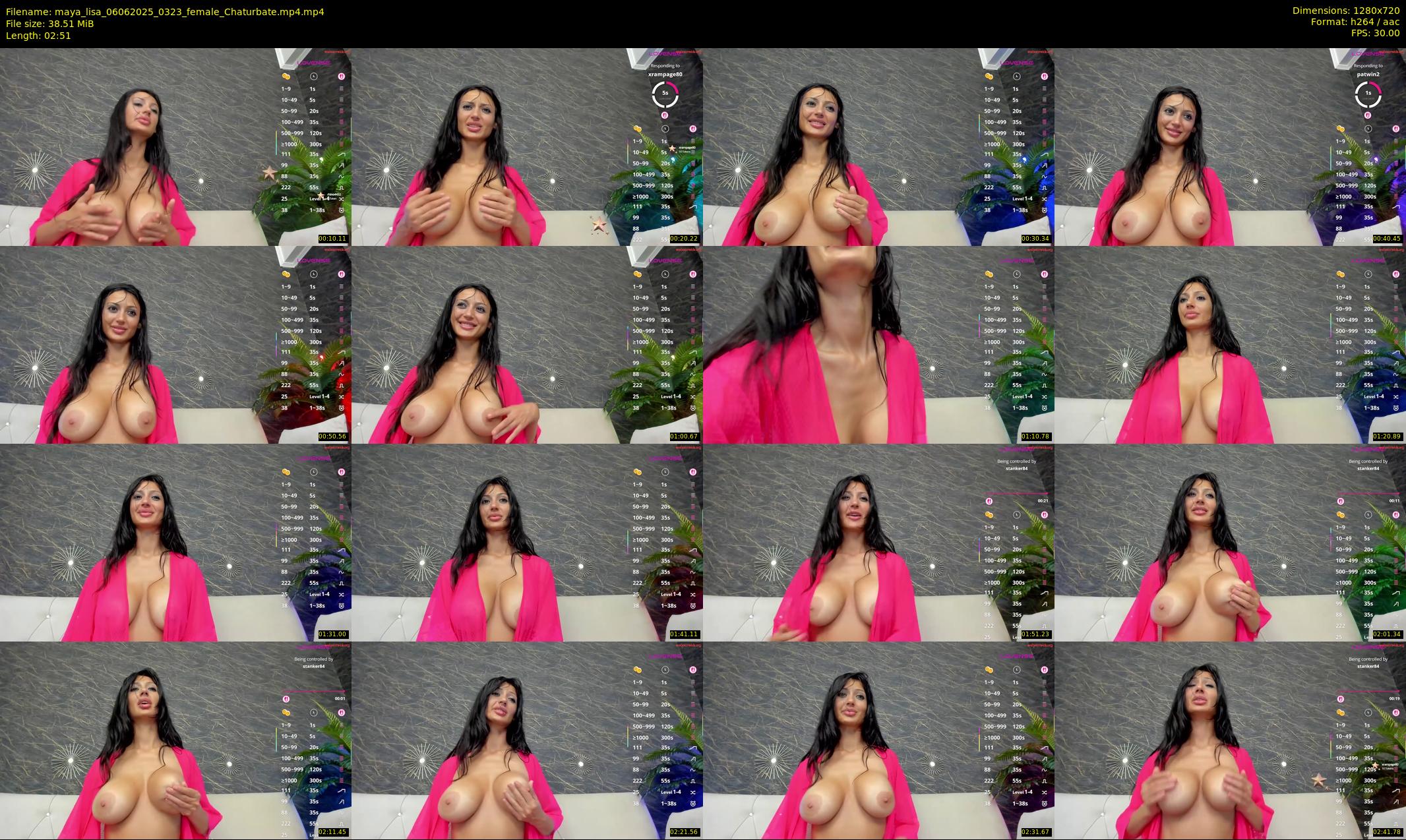 maya_lisa — 3 minute Chaturbate female cam show recording, 720p, Jun 6, 2025