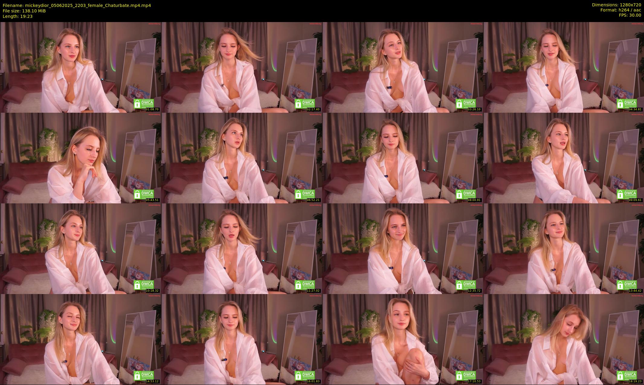 mickeydior — 20 minute Chaturbate female cam show recording, 720p, Jun 5, 2025