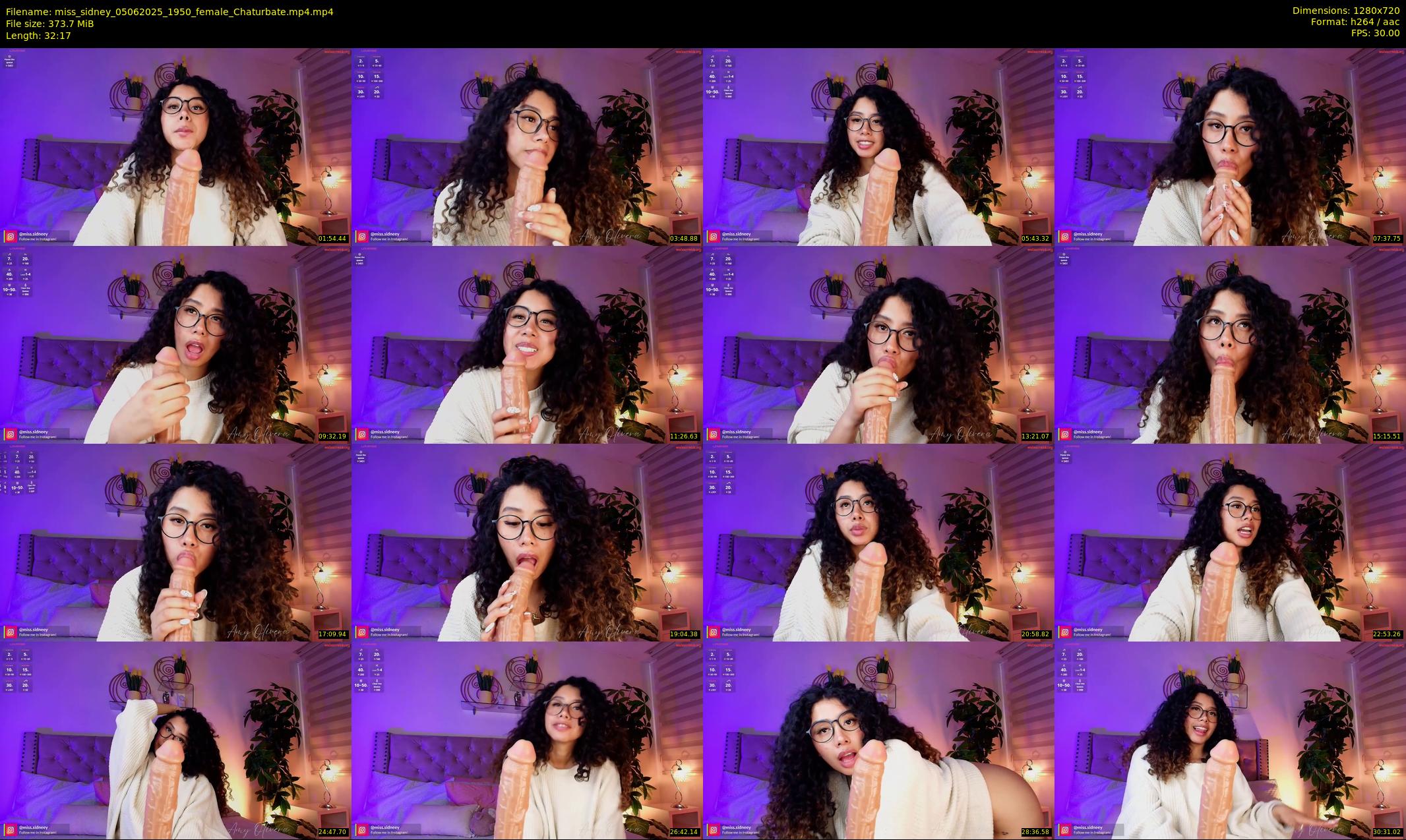 miss_sidney — 33 minute Chaturbate female cam show recording, 720p, Jun 5, 2025