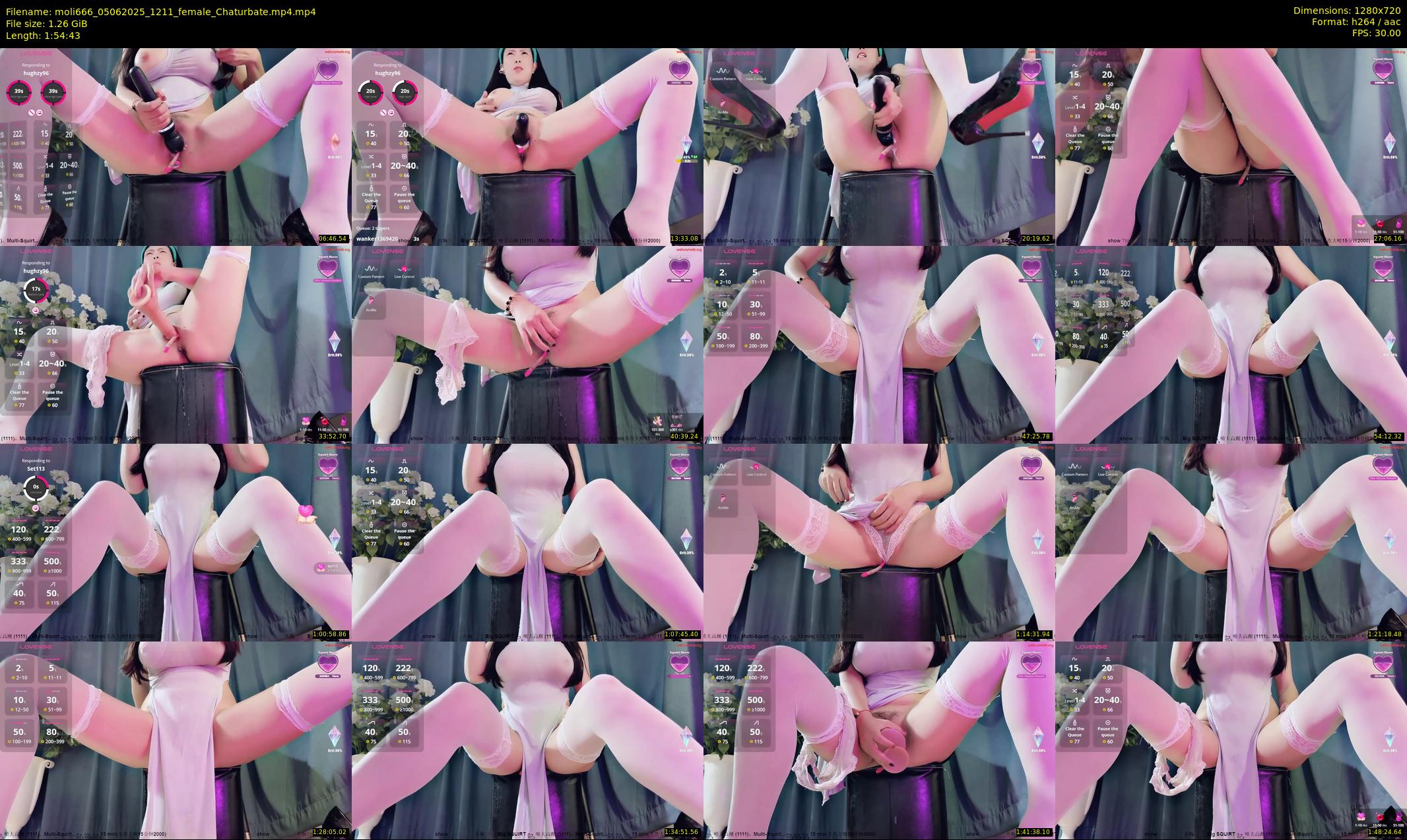 moli666 — 115 minute Chaturbate female cam show recording, 720p, Jun 5, 2025