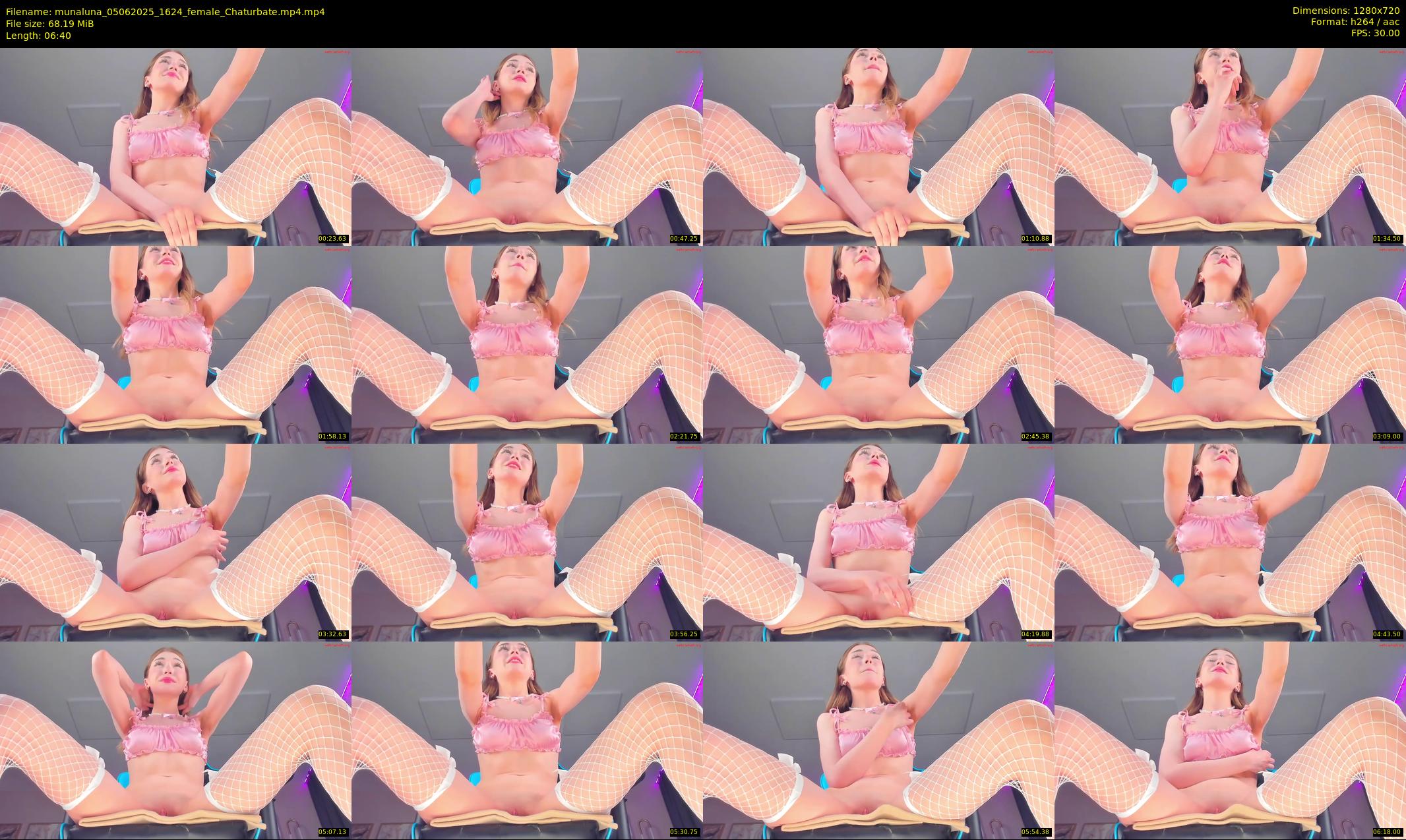 munaluna — 7 minute Chaturbate female cam show recording, 720p, Jun 5, 2025