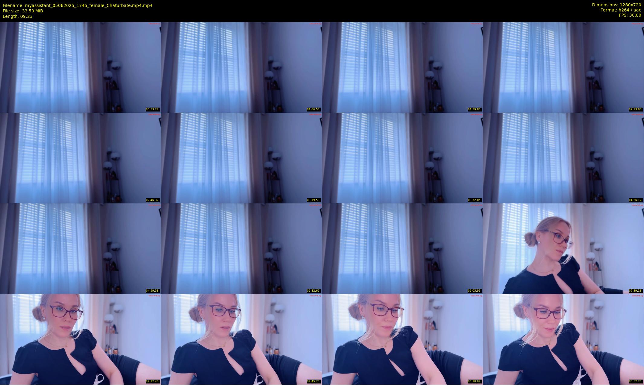 myassistant — 10 minute Chaturbate female cam show recording, 720p, Jun 5, 2025