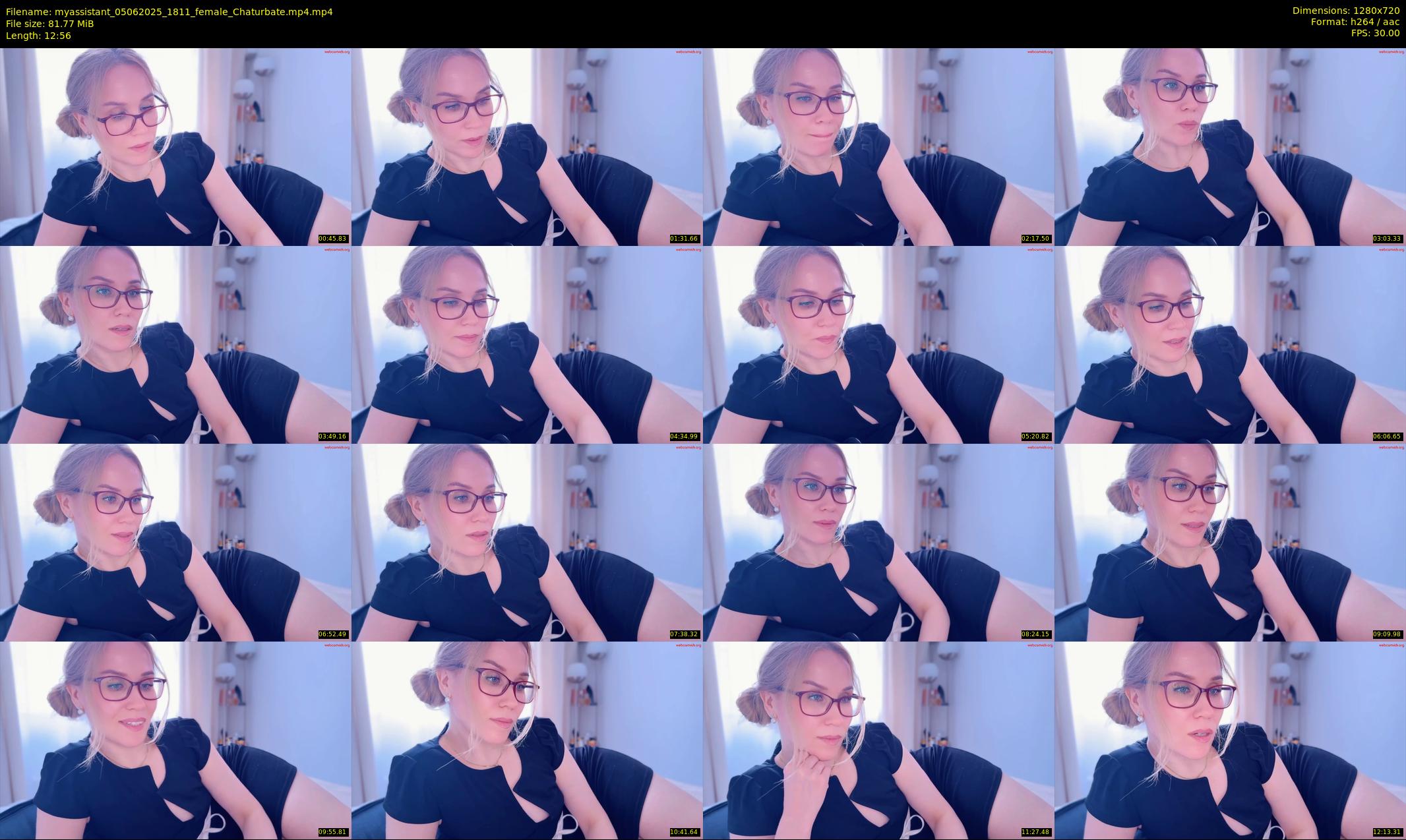 myassistant — 13 minute Chaturbate female cam show recording, 720p, Jun 5, 2025