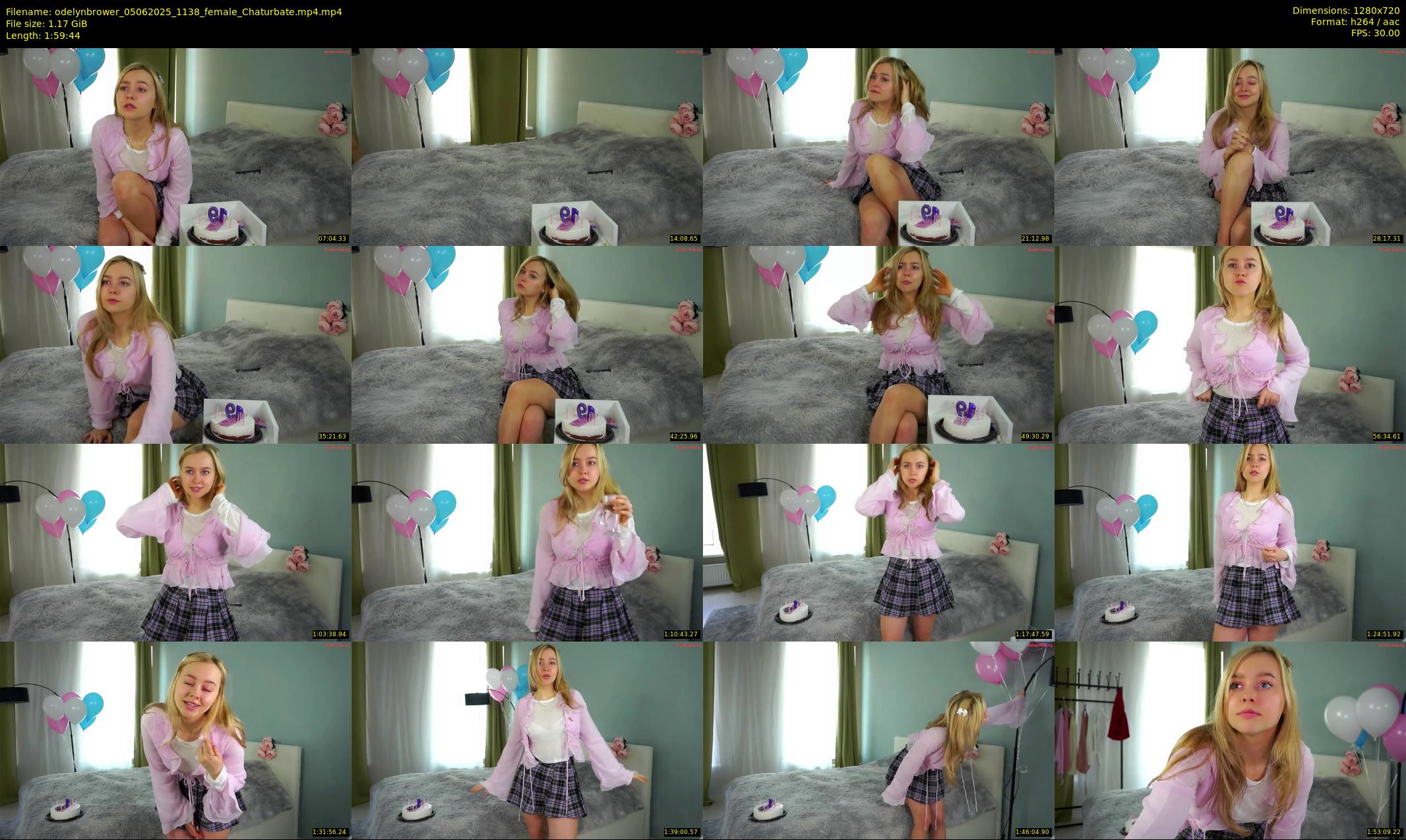odelynbrower — 120 minute Chaturbate female cam show recording, 720p, Jun 5, 2025