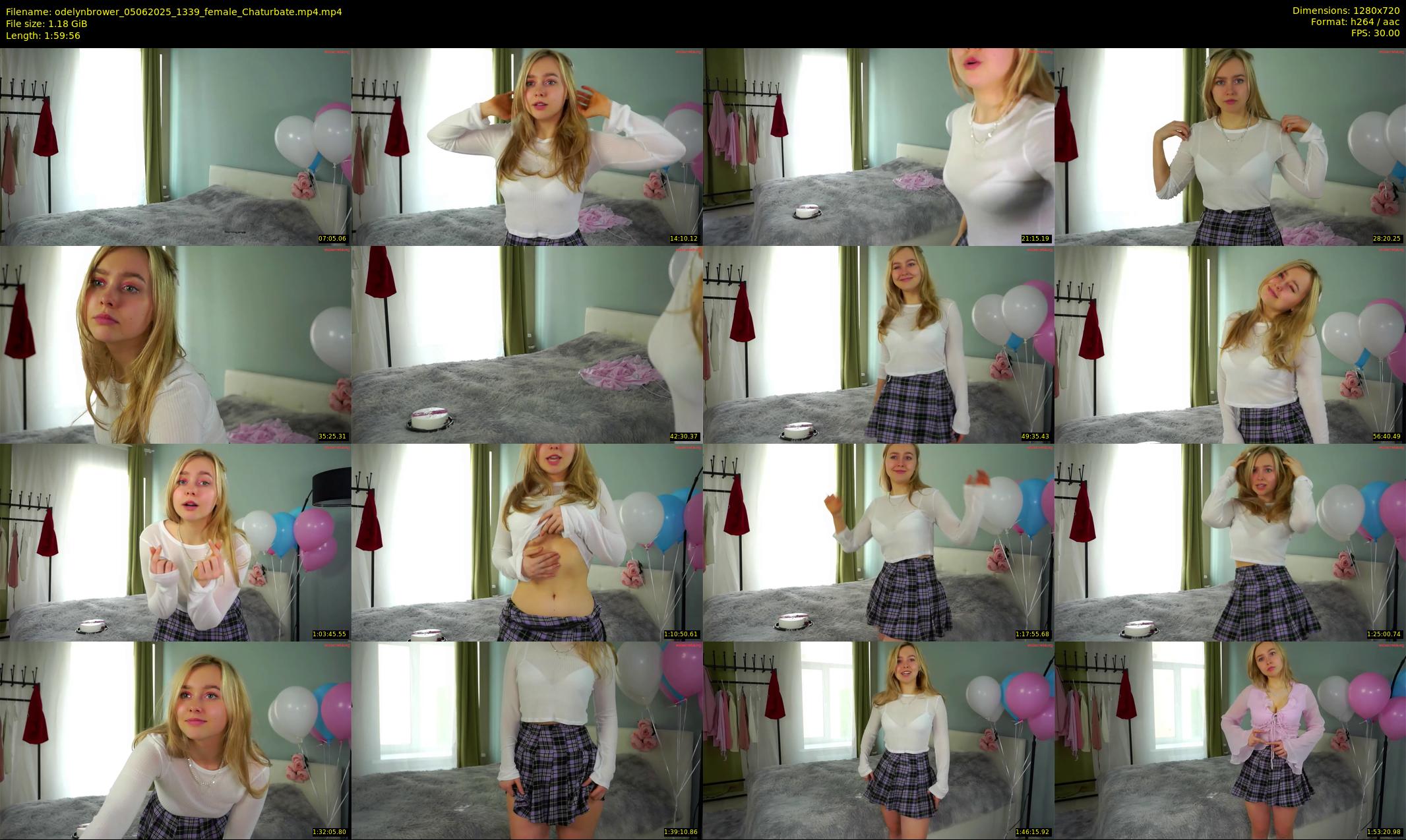 odelynbrower — 120 minute Chaturbate female cam show recording, 720p, Jun 5, 2025
