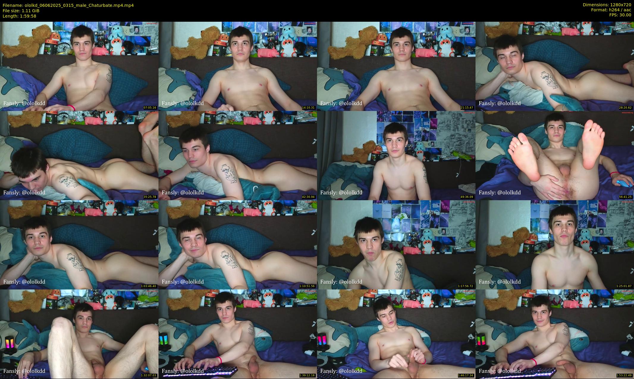ololkd — 120 minute Chaturbate male cam show recording, 720p, Jun 6, 2025