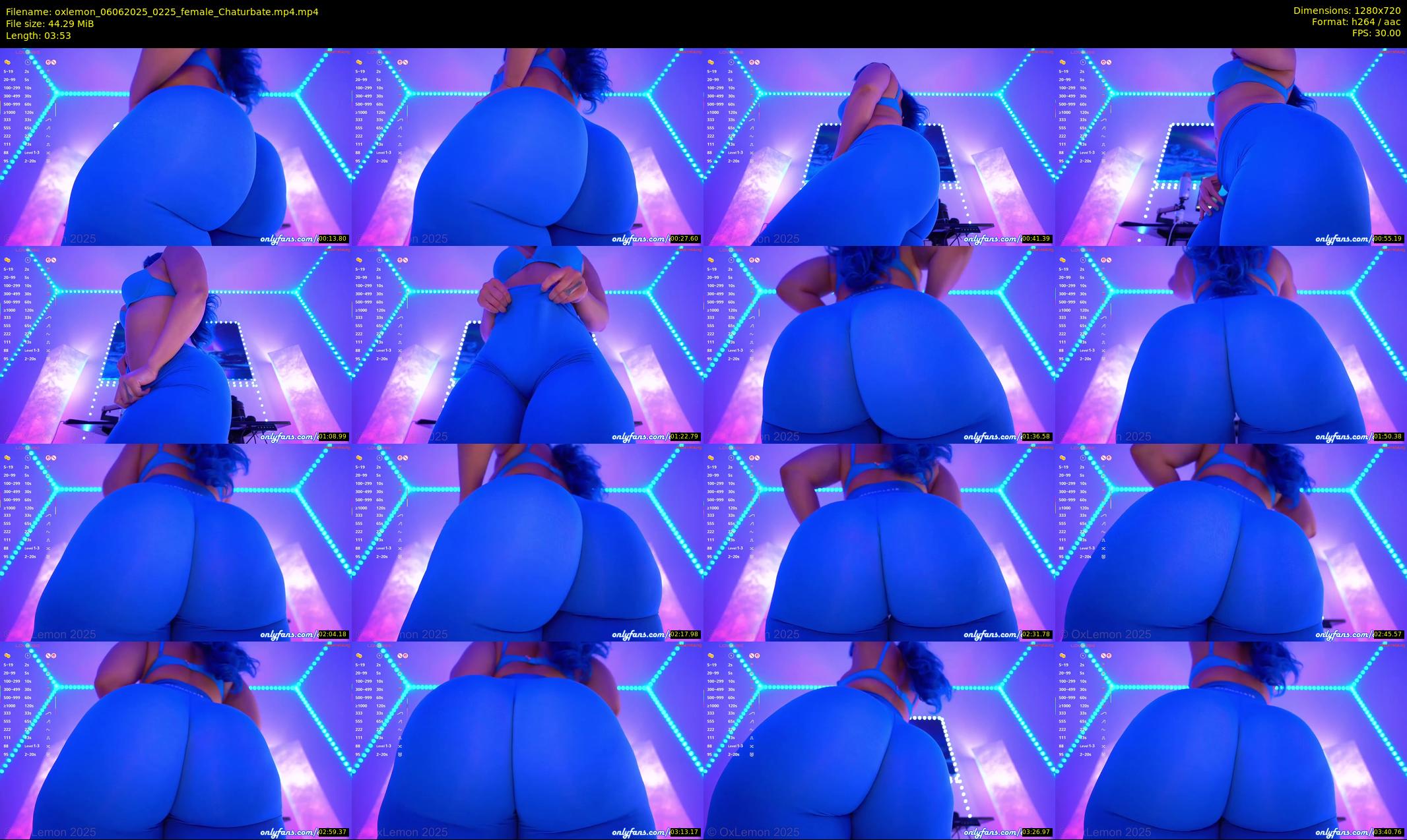 oxlemon — 4 minute Chaturbate female cam show recording, 720p, Jun 6, 2025