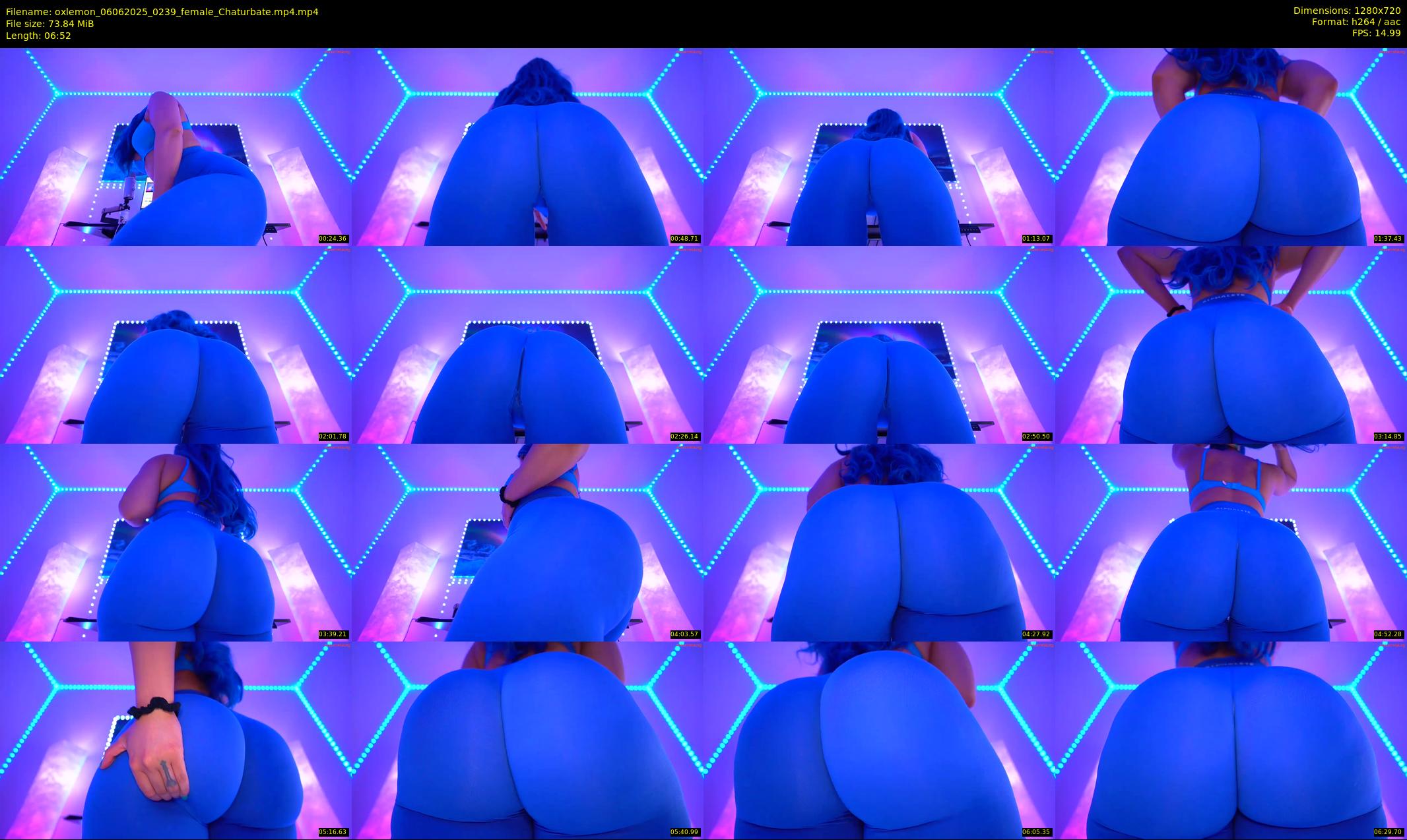 oxlemon — 7 minute Chaturbate female cam show recording, 720p, Jun 6, 2025