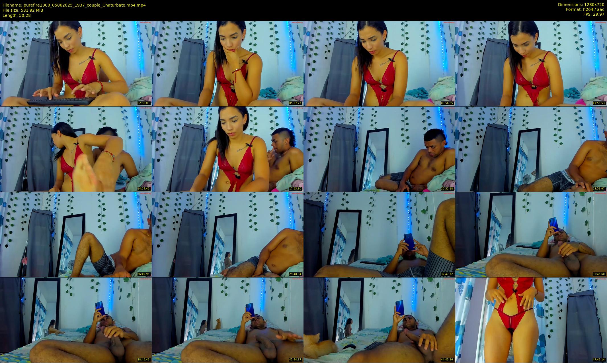 purefire2000 — 51 minute Chaturbate couple cam show recording, 720p, Jun 5, 2025