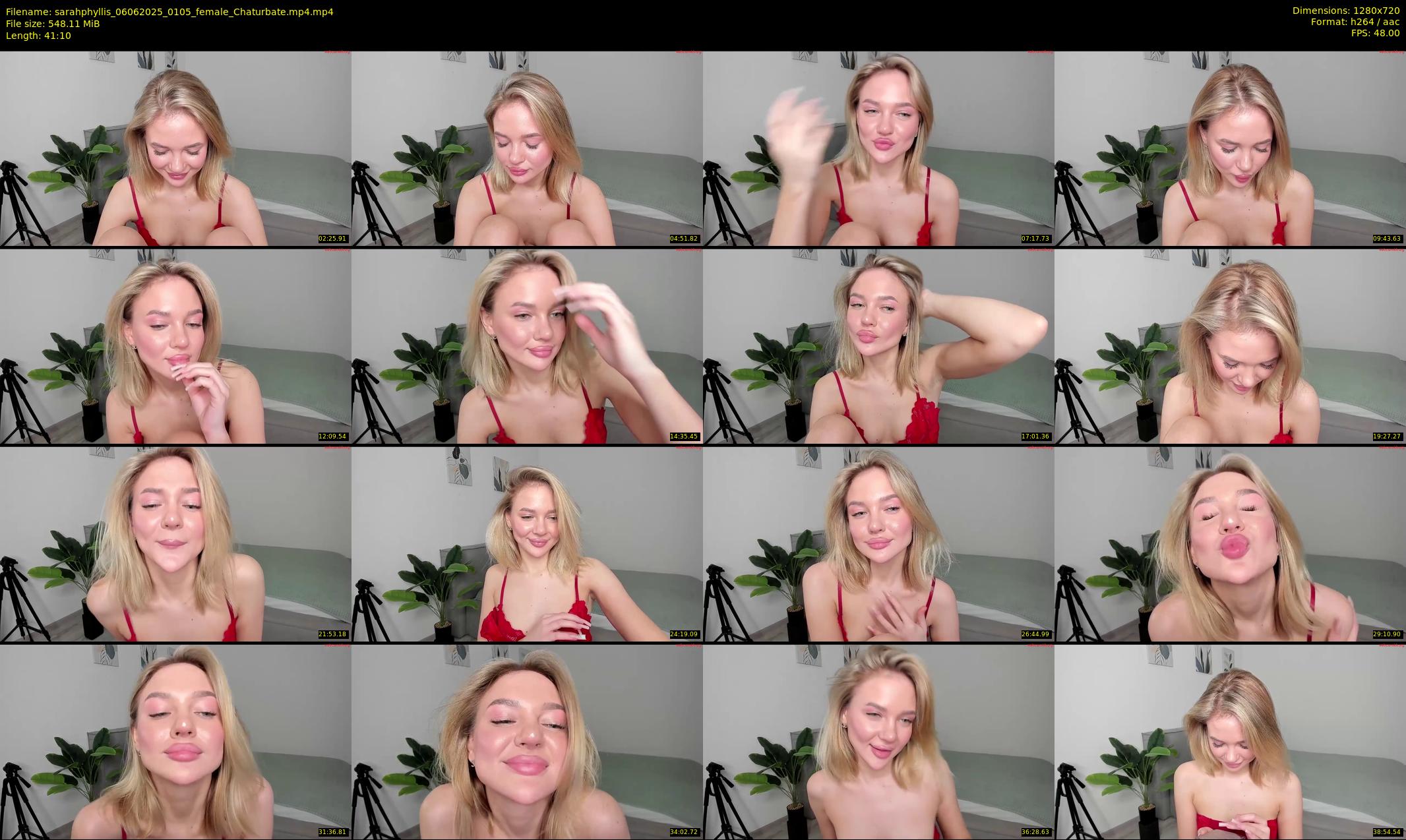 sarahphyllis — 42 minute Chaturbate female cam show recording, 720p, Jun 6, 2025