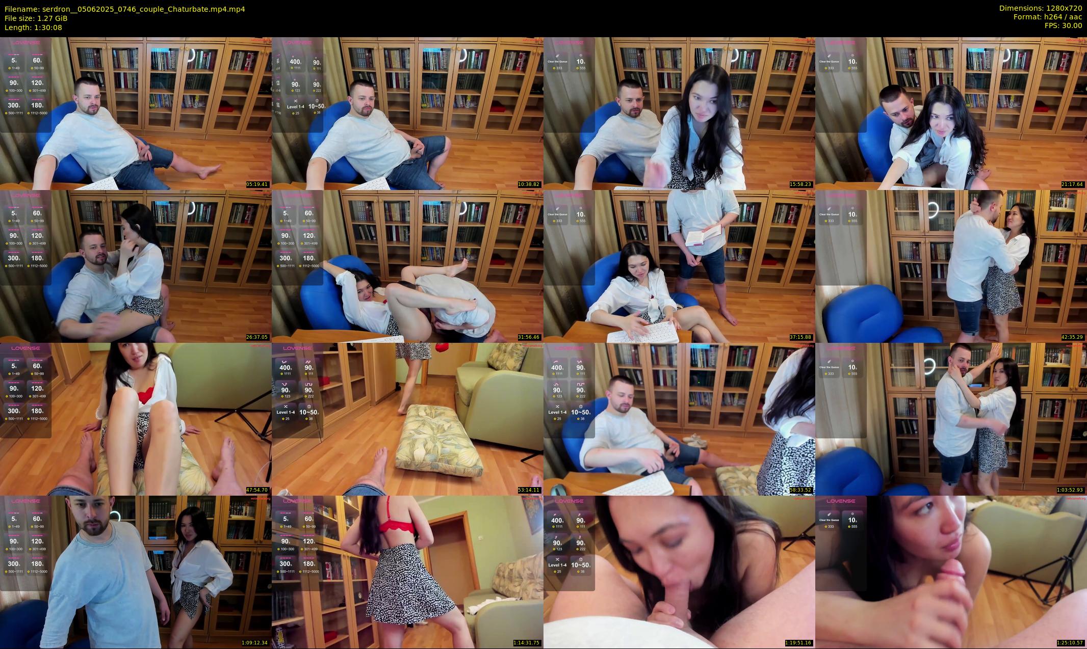 serdron_ — 91 minute Chaturbate couple cam show recording, 720p, Jun 5, 2025