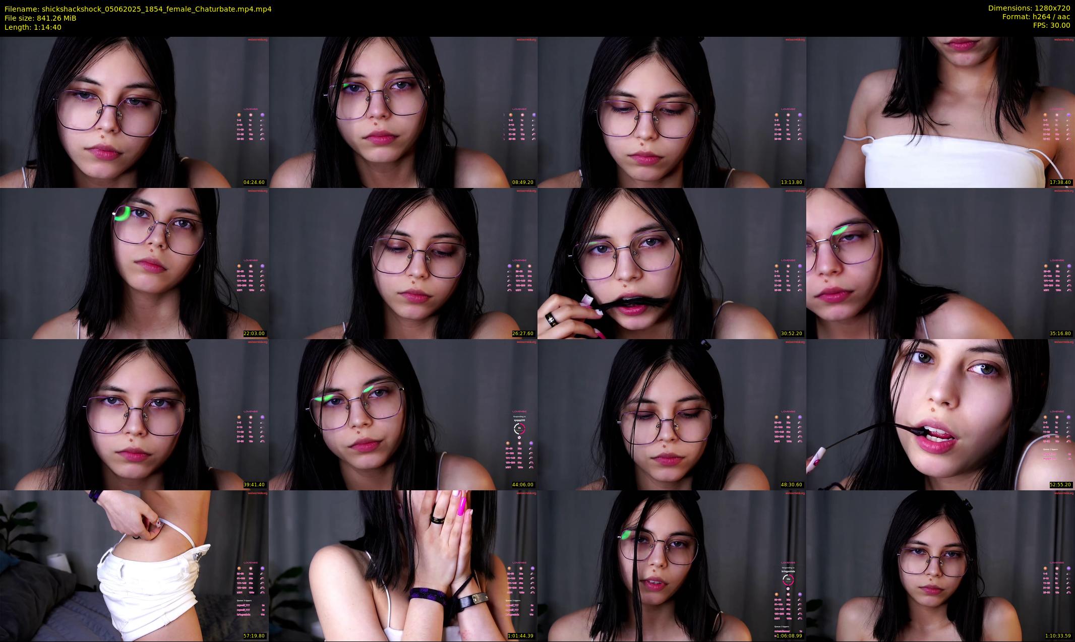 shickshackshock — 75 minute Chaturbate female cam show recording, 720p, Jun 5, 2025