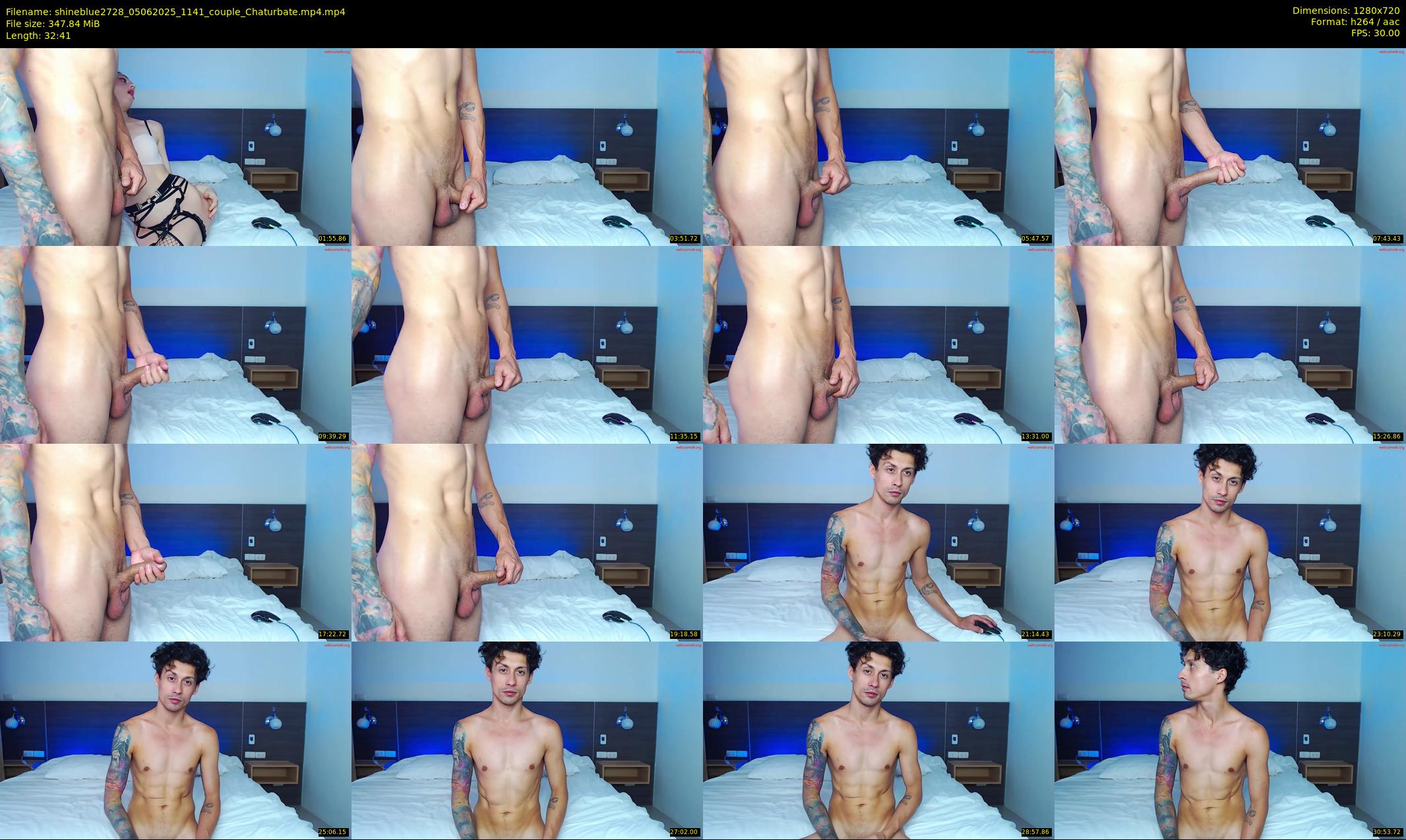 shineblue2728 — 33 minute Chaturbate couple cam show recording, 720p, Jun 5, 2025