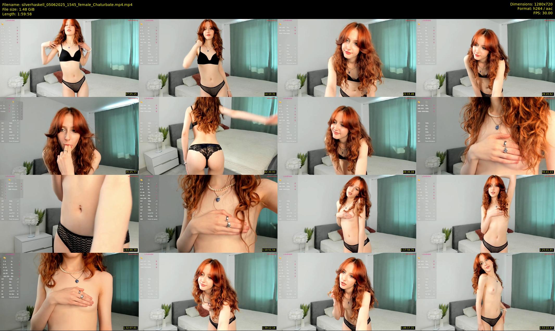 silverhaskell — 120 minute Chaturbate female cam show recording, 720p, Jun 5, 2025