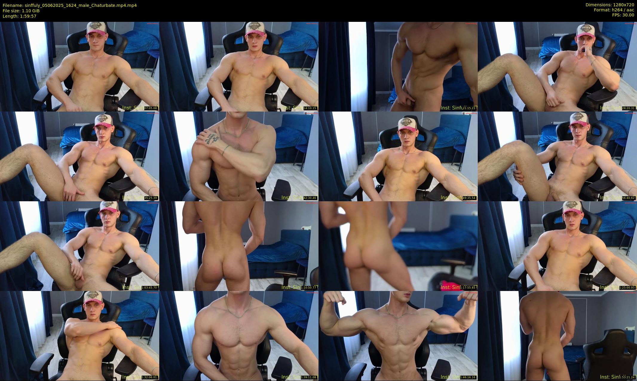 sinffuly — 120 minute Chaturbate male cam show recording, 720p, Jun 5, 2025