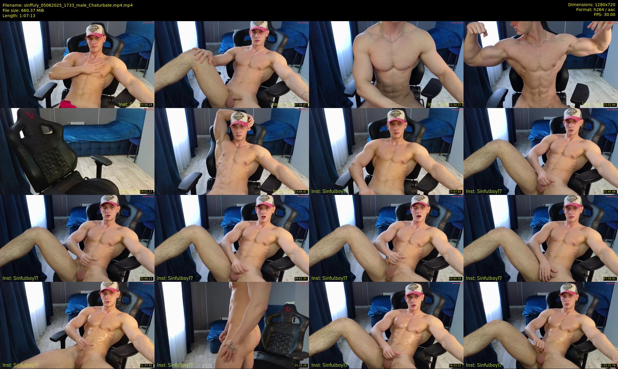 sinffuly — 68 minute Chaturbate male cam show recording, 720p, Jun 5, 2025