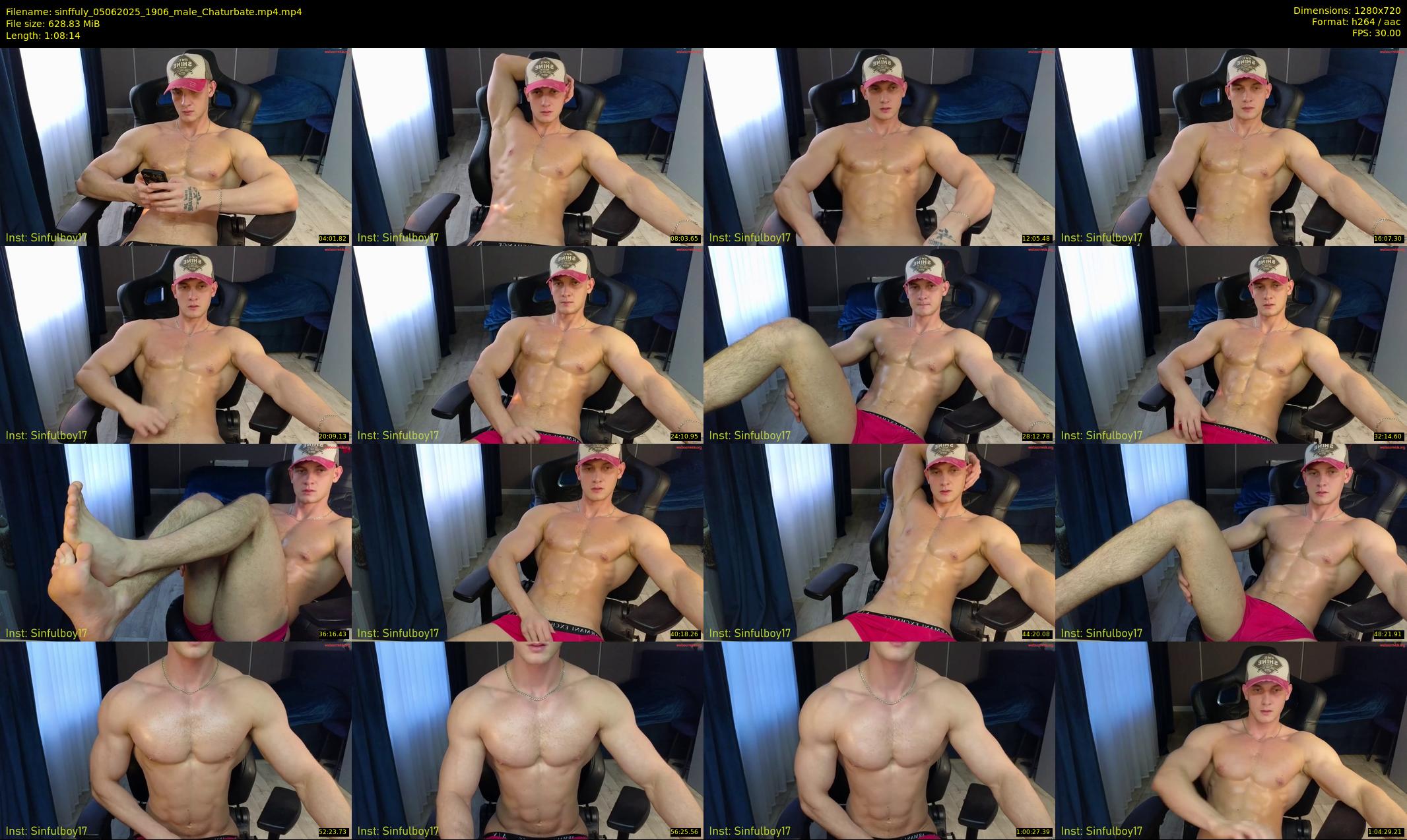 sinffuly — 69 minute Chaturbate male cam show recording, 720p, Jun 5, 2025