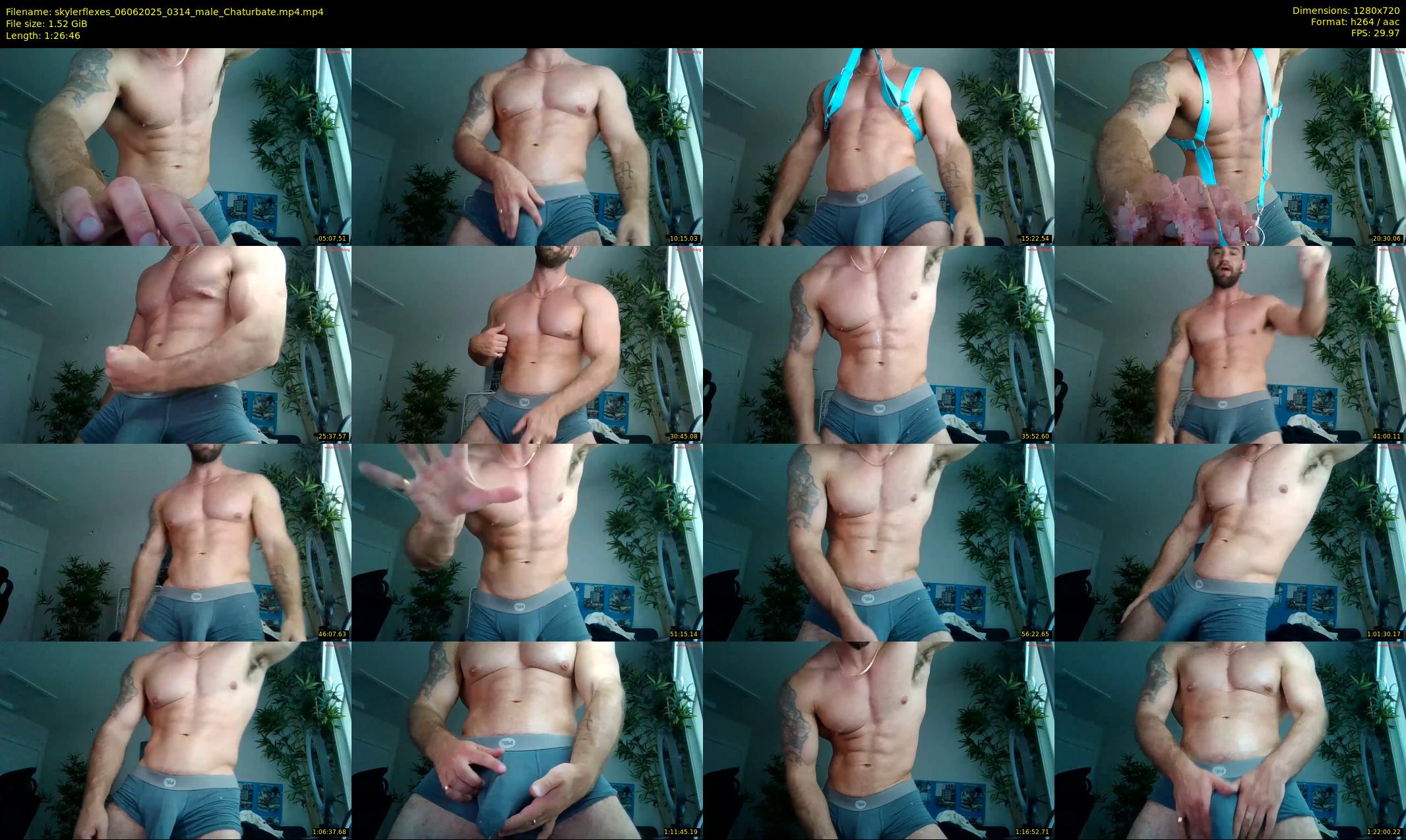 skylerflexes — 87 minute Chaturbate male cam show recording, 720p, Jun 6, 2025