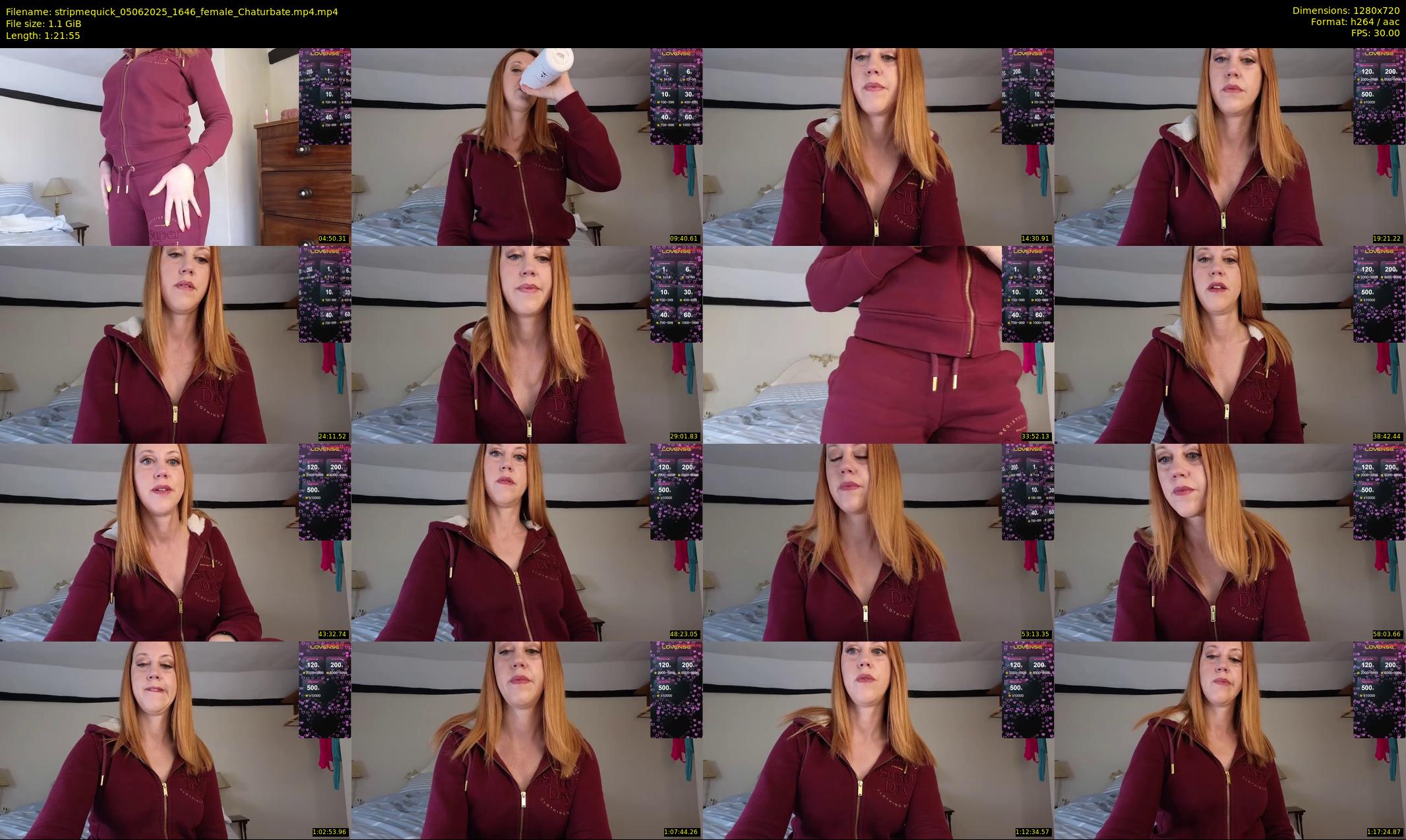 stripmequick — 82 minute Chaturbate female cam show recording, 720p, Jun 5, 2025
