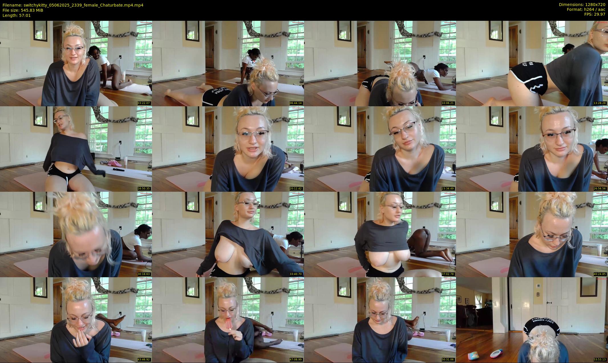 switchykitty — 58 minute Chaturbate female cam show recording, 720p, Jun 5, 2025