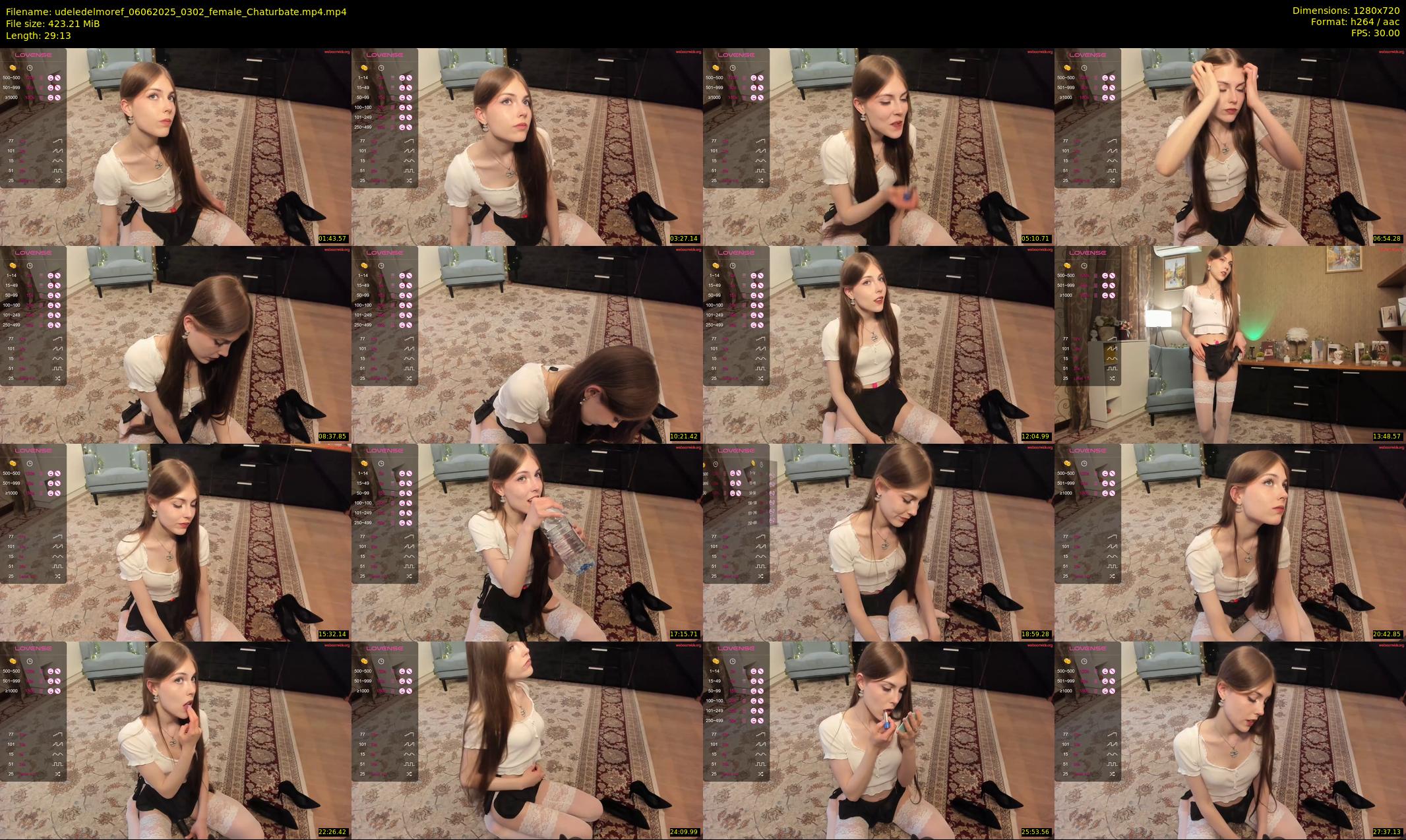 udeledelmoref — 30 minute Chaturbate female cam show recording, 720p, Jun 6, 2025