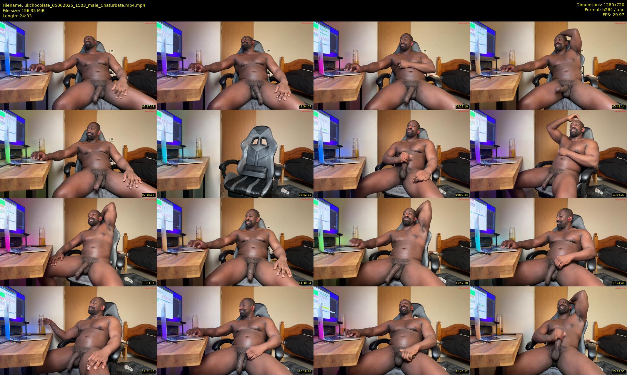 ukchocolate — 25 minute Chaturbate male cam show recording, 720p, Jun 5, 2025