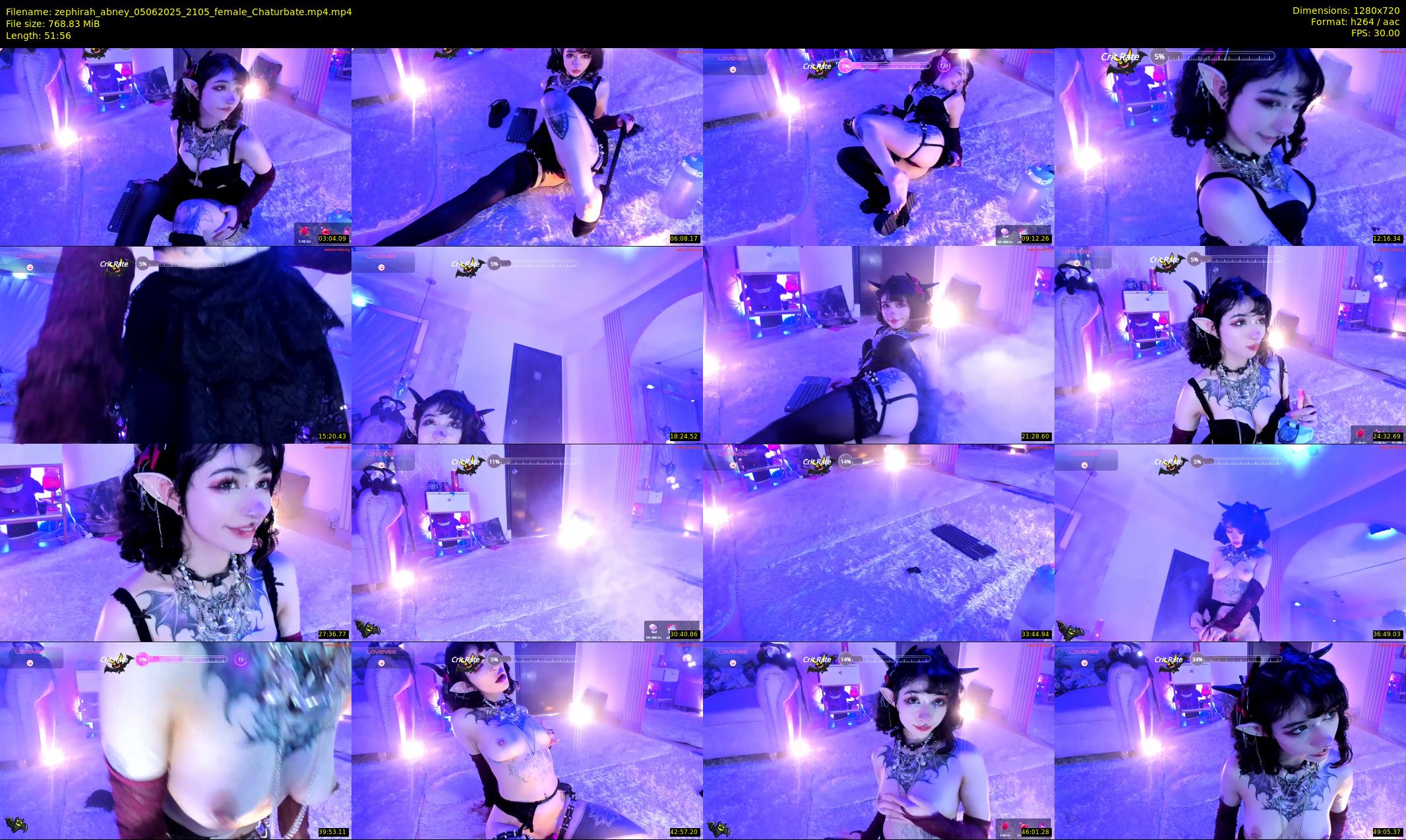 zephirah_abney — 52 minute Chaturbate female cam show recording, 720p, Jun 5, 2025