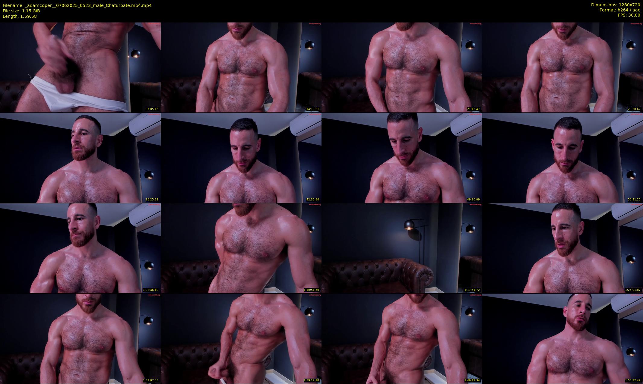 _adamcoper_ — 120 minute Chaturbate male cam show recording, 720p, Jun 7, 2025