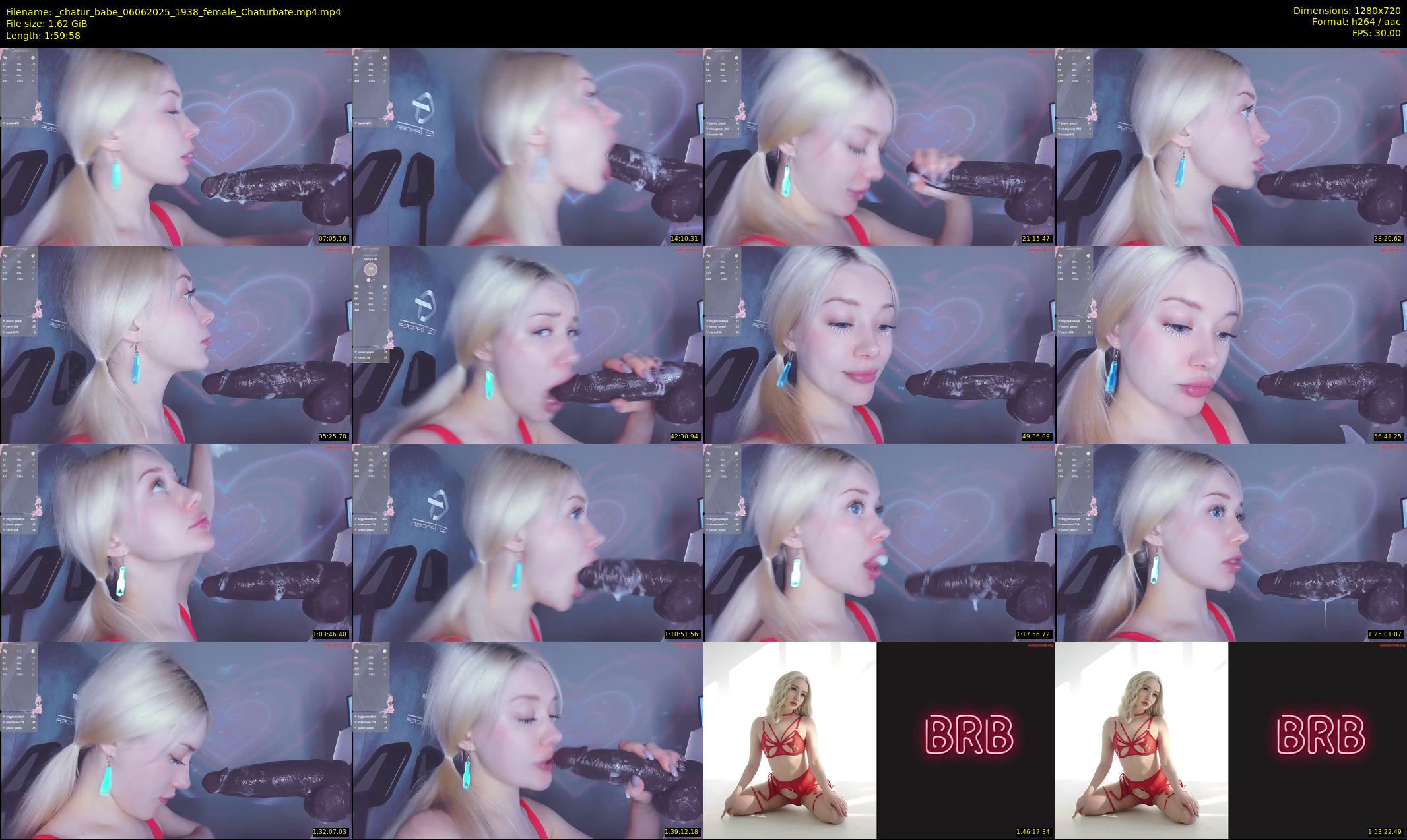 _chatur_babe — 120 minute Chaturbate female cam show recording, 720p, Jun 6, 2025