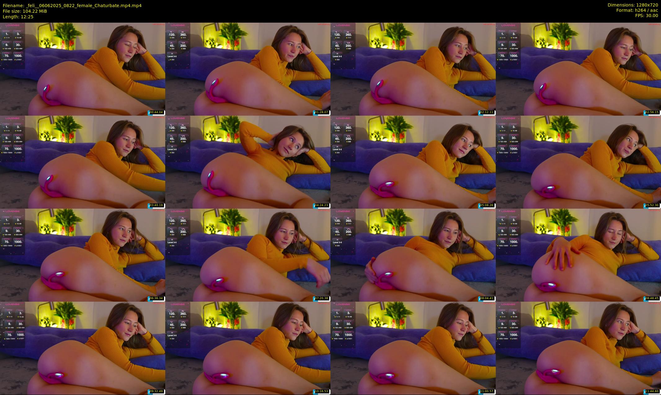 _feli_ — 13 minute Chaturbate female cam show recording, 720p, Jun 6, 2025