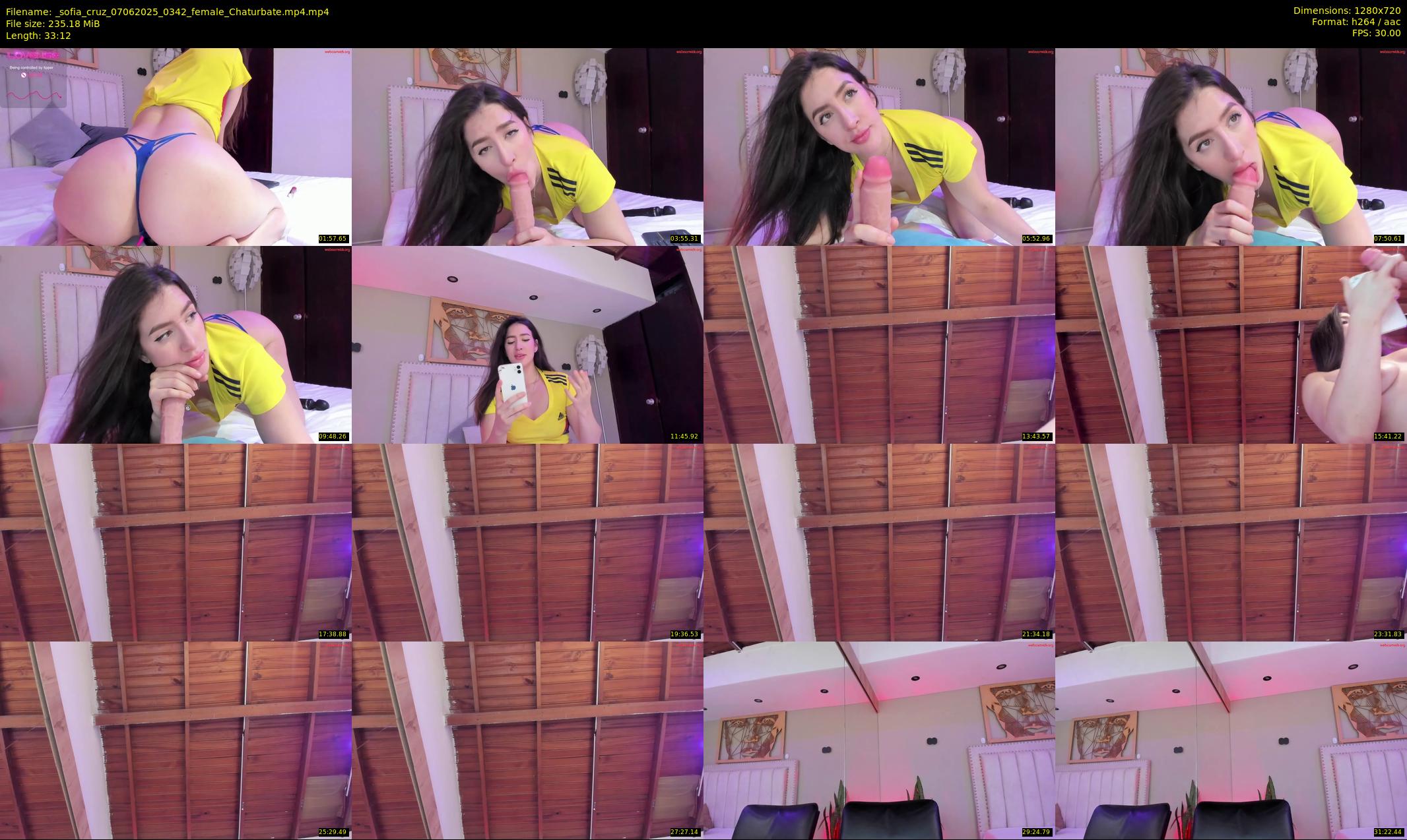 _sofia_cruz — 34 minute Chaturbate female cam show recording, 720p, Jun 7, 2025