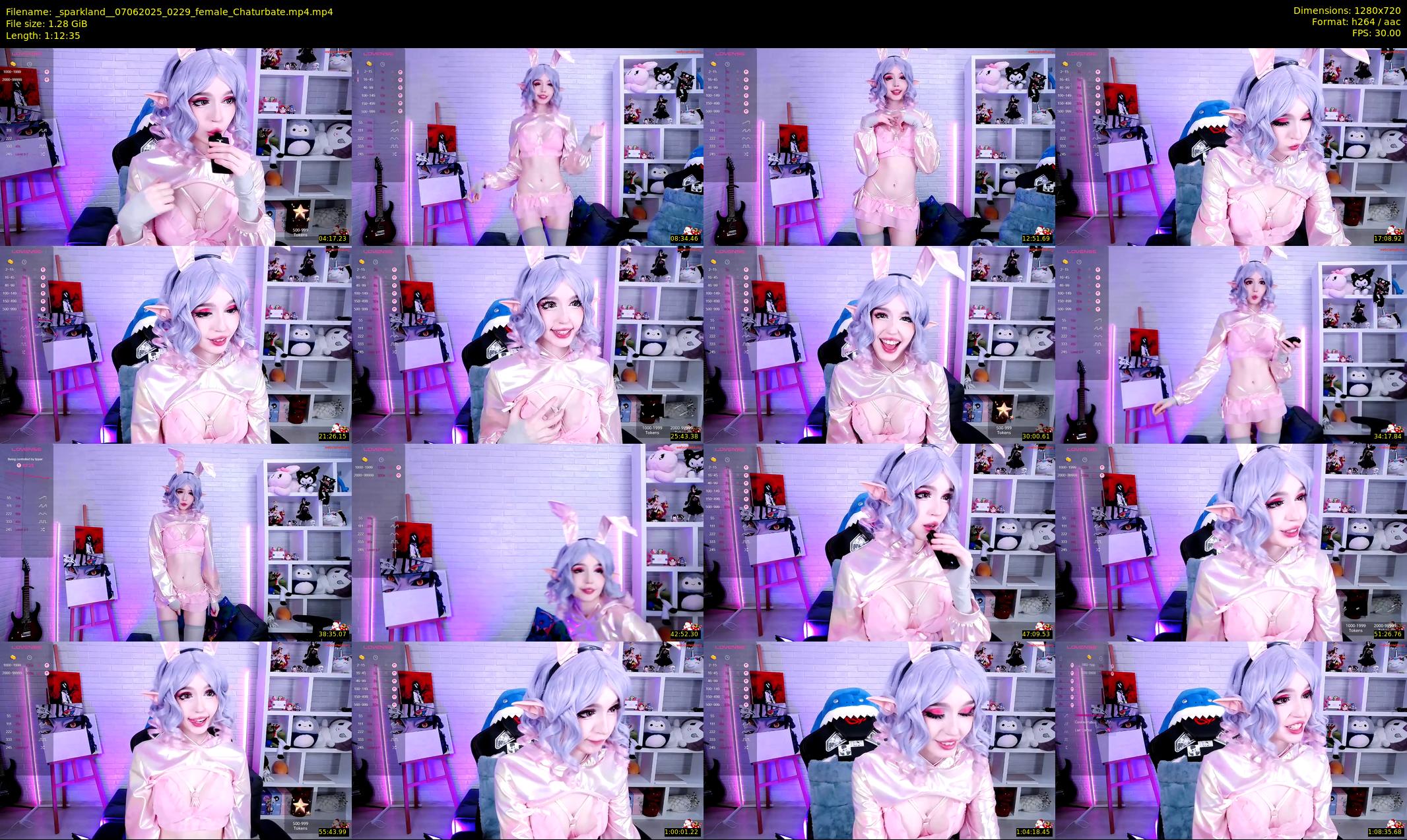 _sparkland_ — 73 minute Chaturbate female cam show recording, 720p, Jun 7, 2025