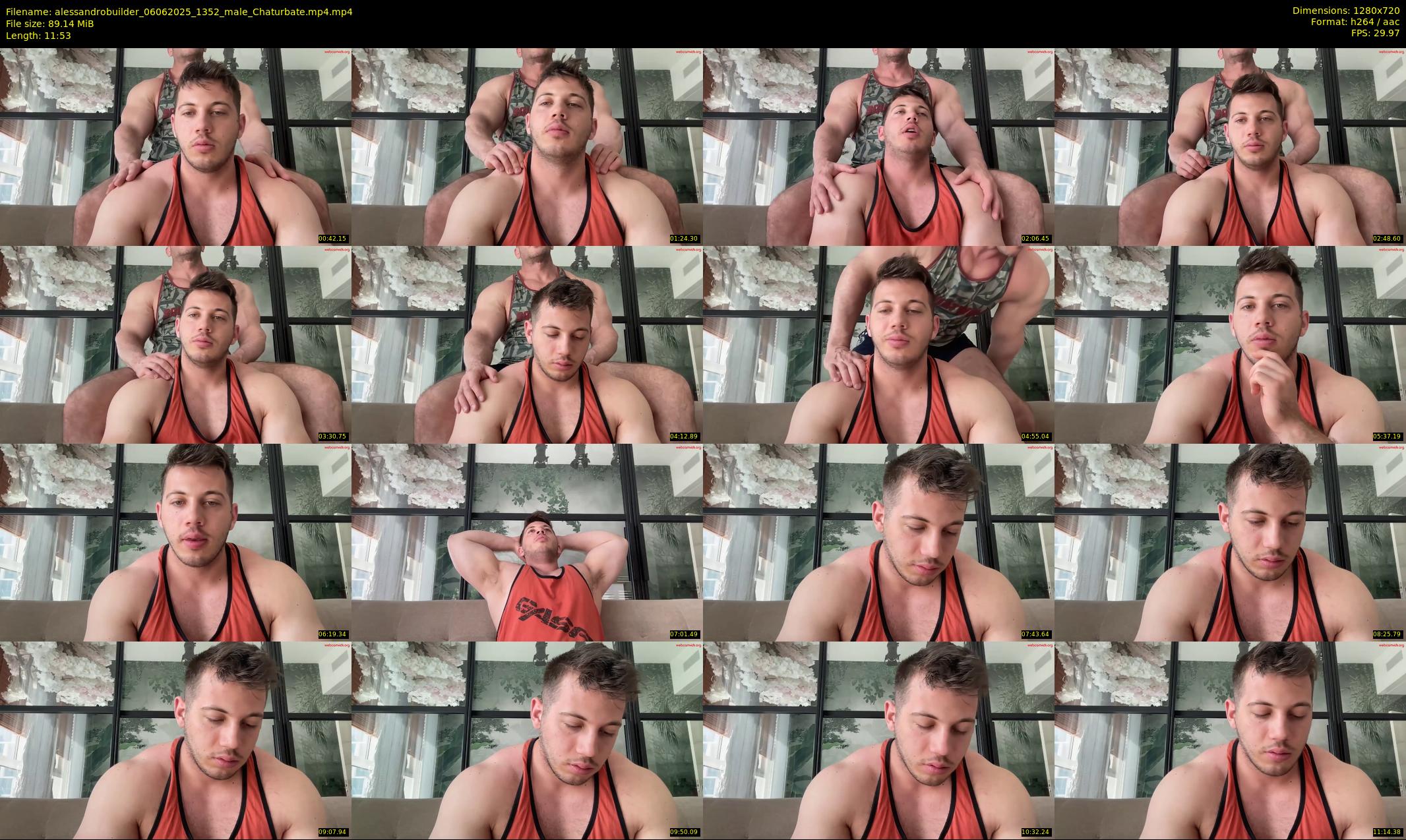 alessandrobuilder — 12 minute Chaturbate couple cam show recording, 720p, Jun 6, 2025