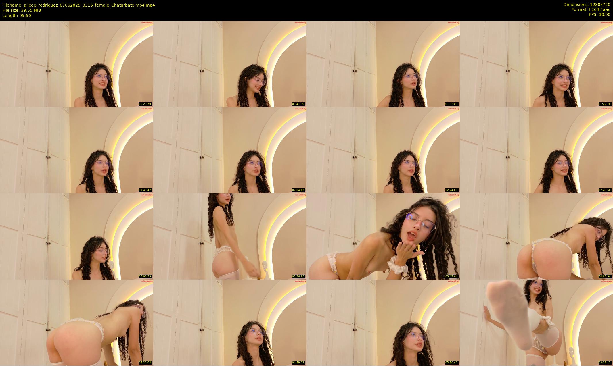 alicee_rodriguez — 6 minute Chaturbate female cam show recording, 720p, Jun 7, 2025