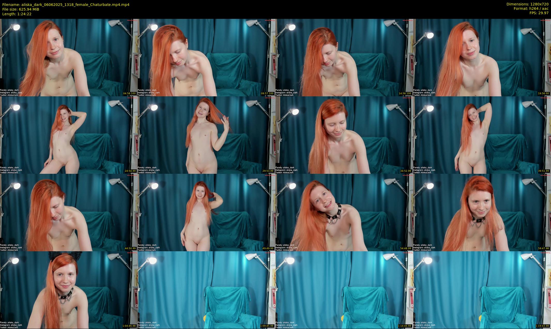 aliska_dark — 85 minute Chaturbate female cam show recording, 720p, Jun 6, 2025