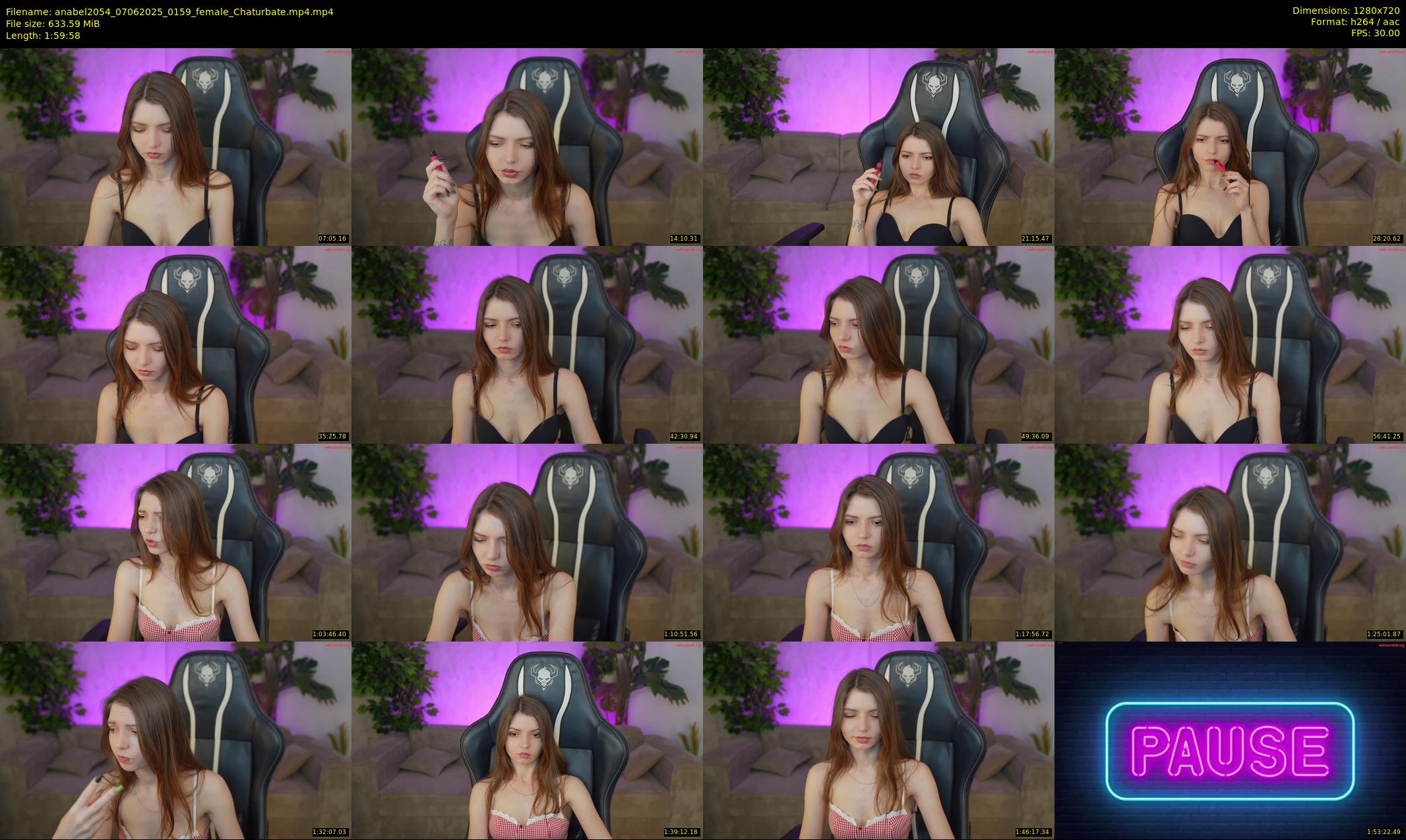 anabel2054 — 120 minute Chaturbate female cam show recording, 720p, Jun 7, 2025